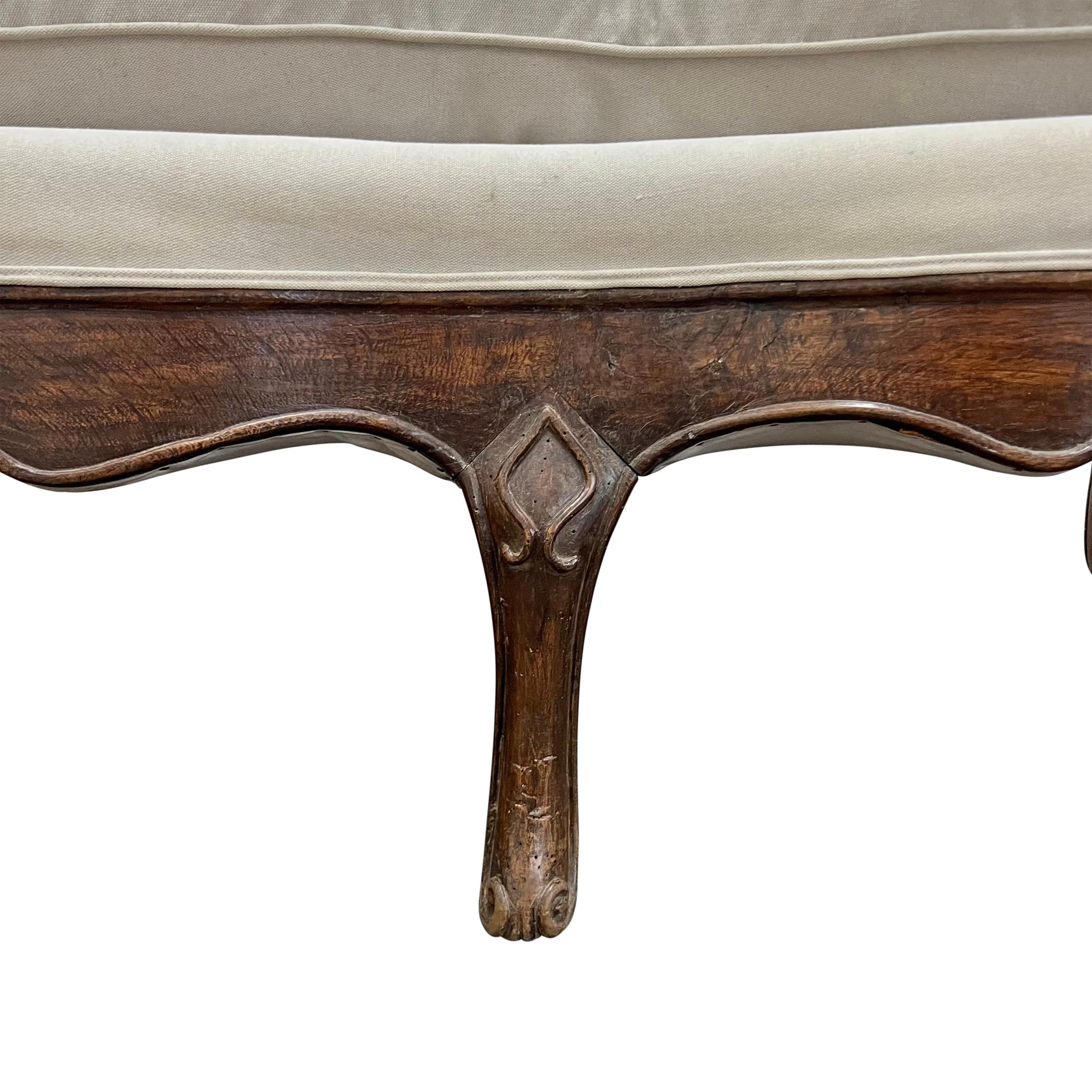 18th Century French Provincial Louis XV Sofa 3