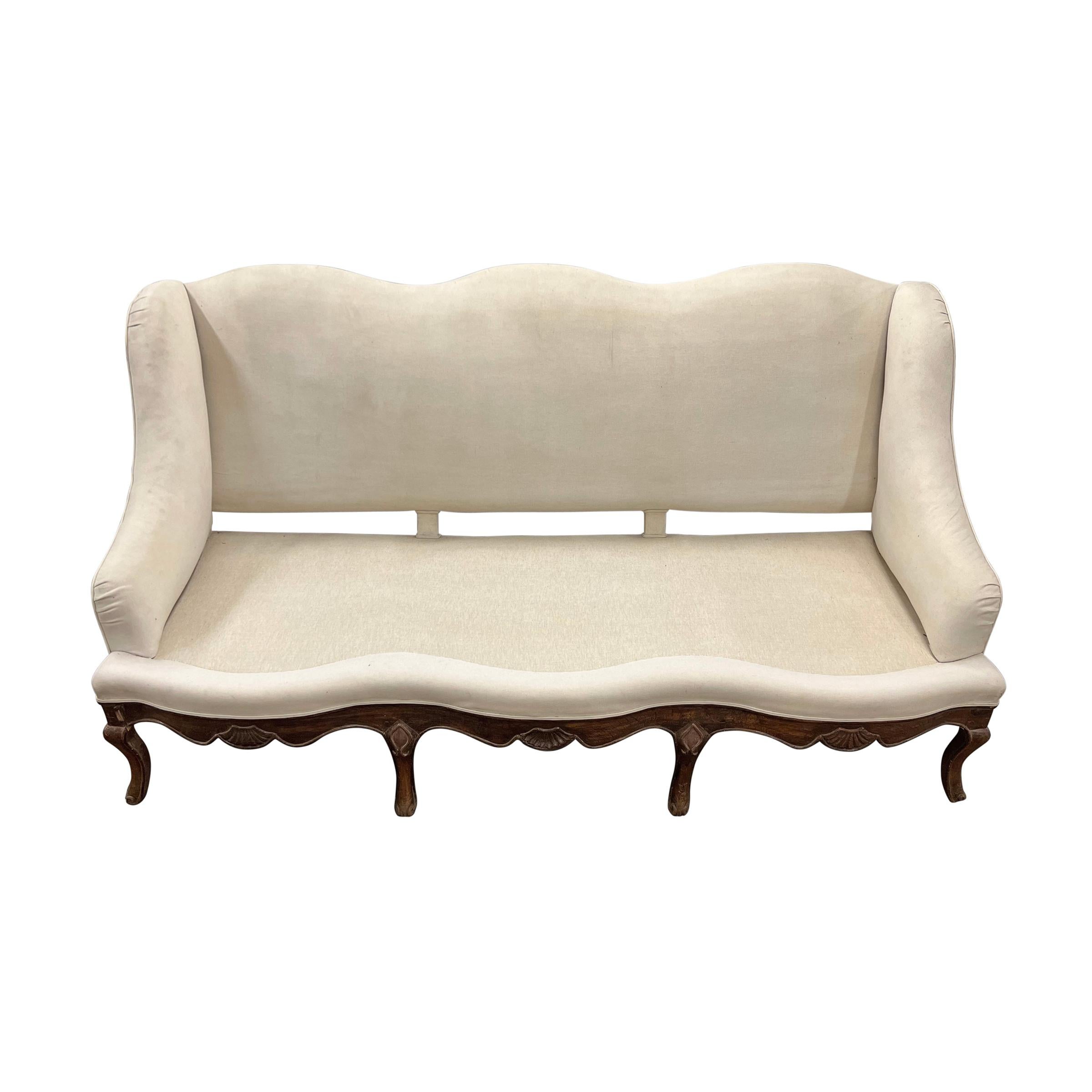 18th Century French Provincial Louis XV Sofa 6