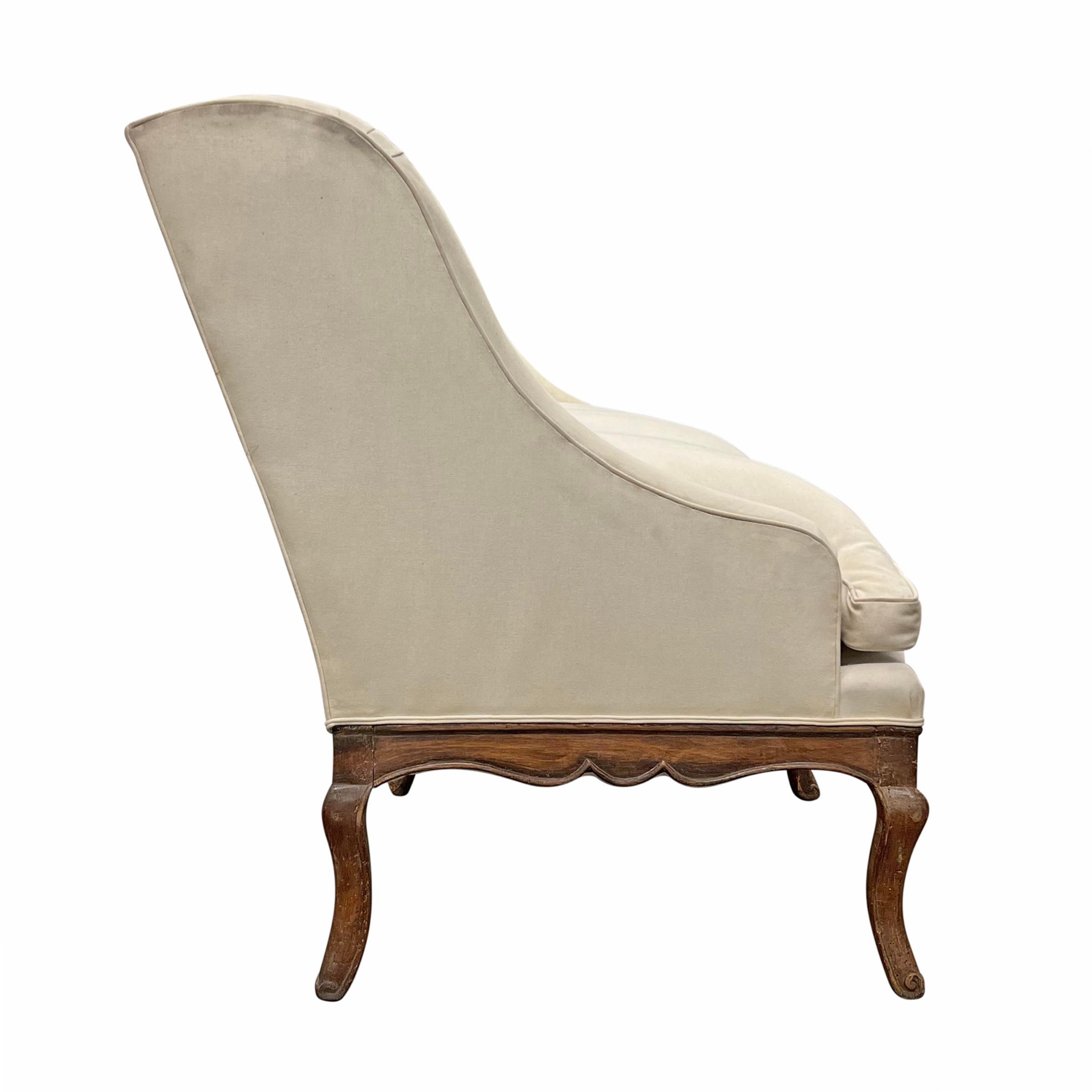 18th Century and Earlier 18th Century French Provincial Louis XV Sofa