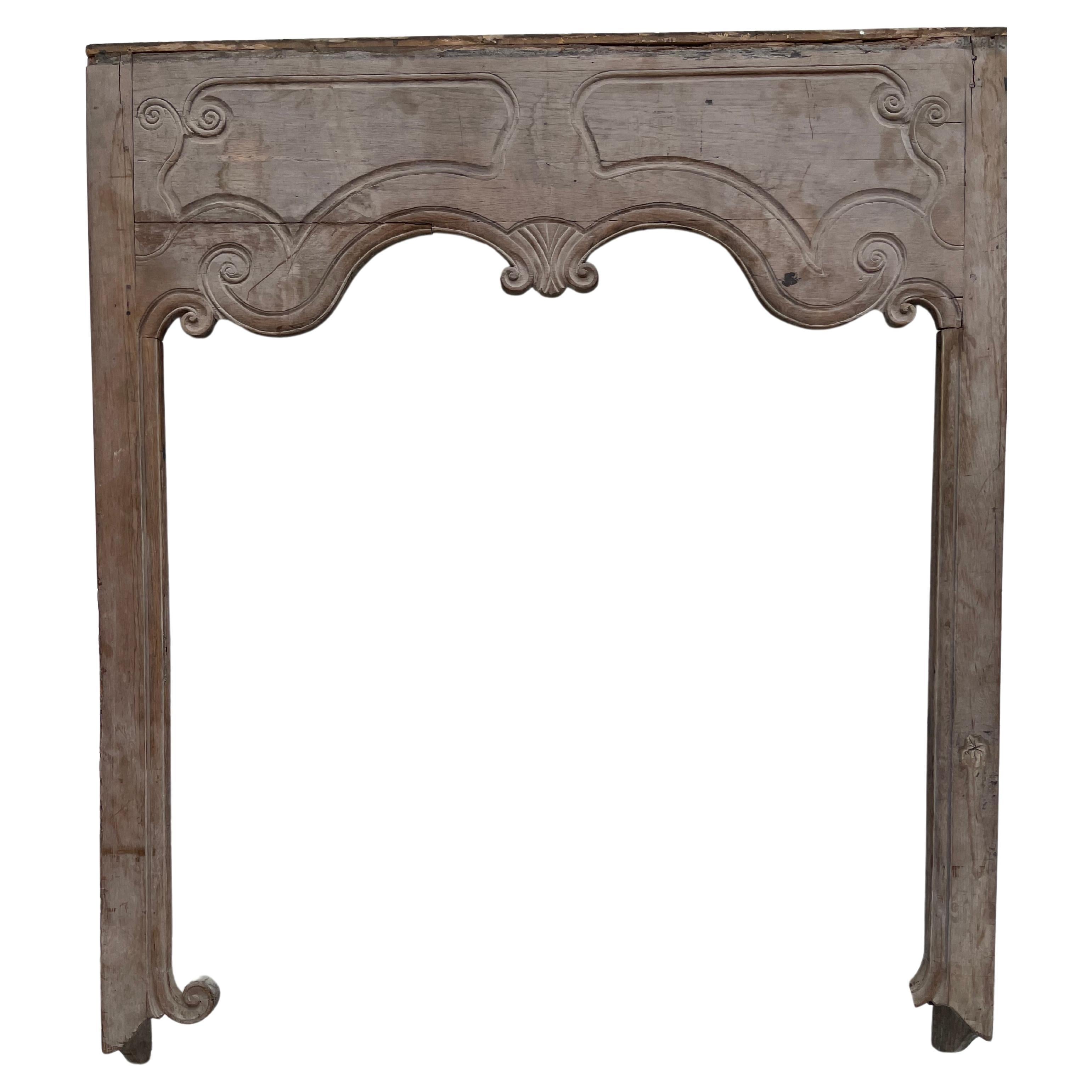 18th Century French Provincial Mantel For Sale at 1stDibs