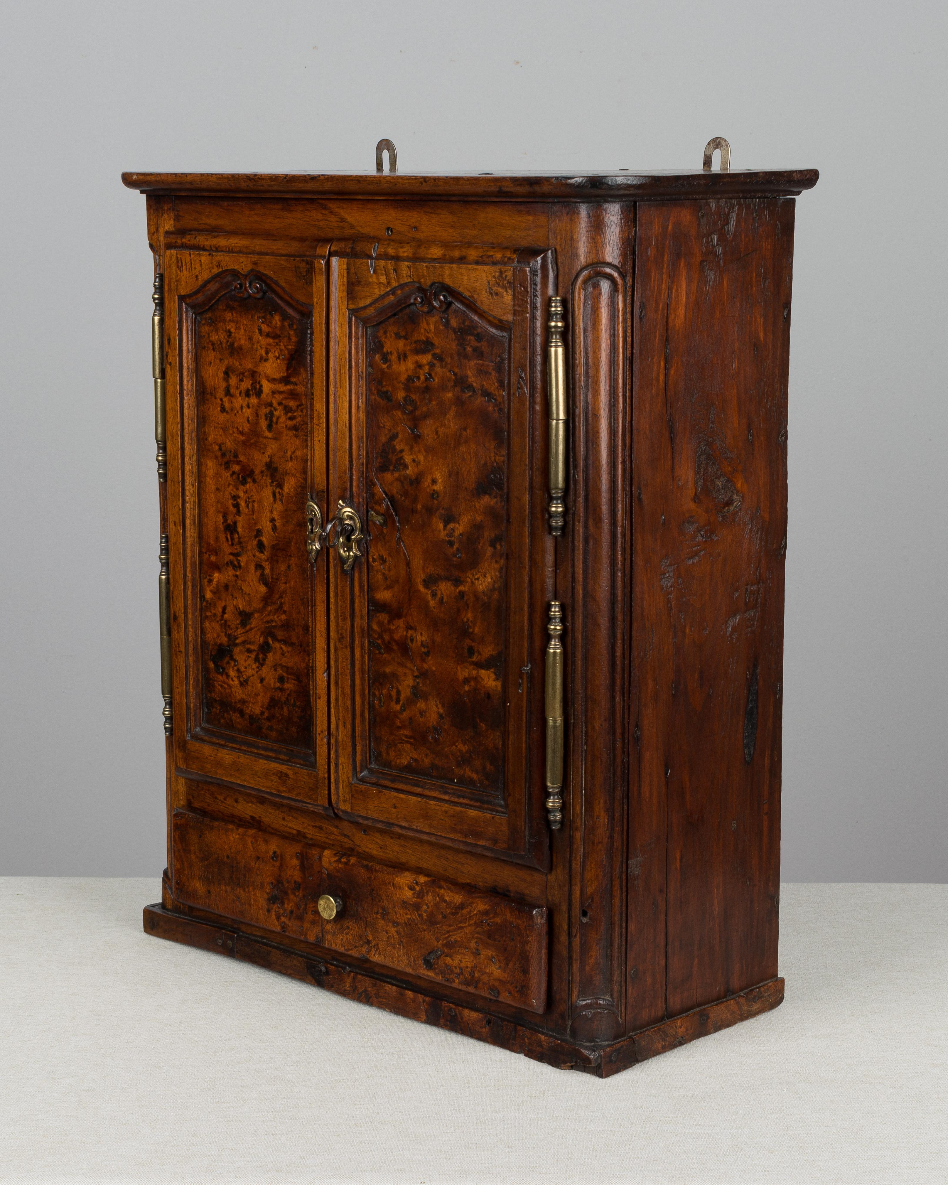 18th Century French Provincial Miniature Armoire For Sale 3