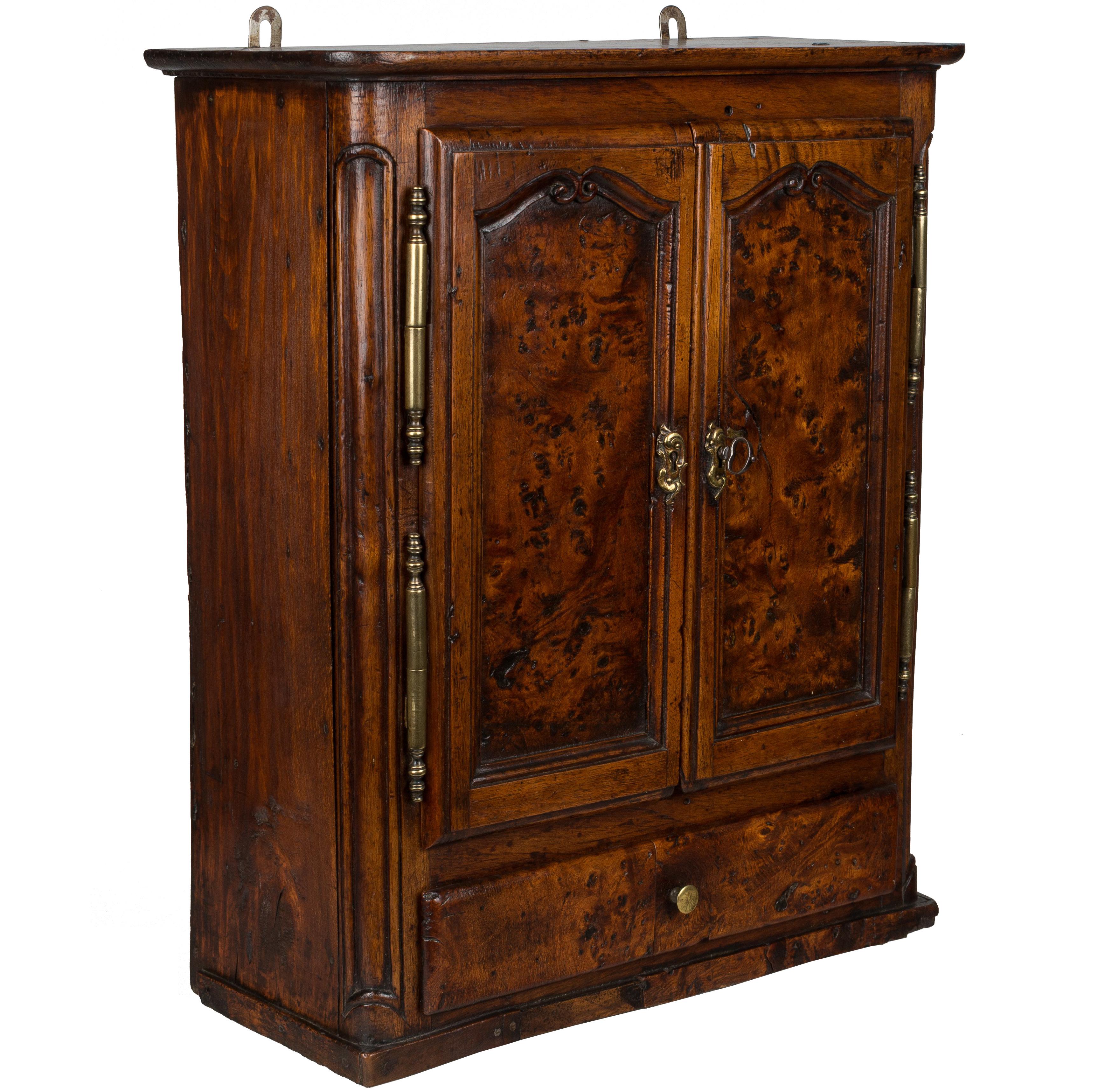 18th Century French Provincial Miniature Armoire For Sale