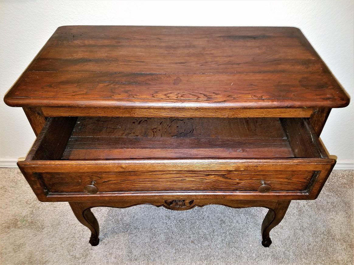 18th Century French Provincial Oak Commode 1
