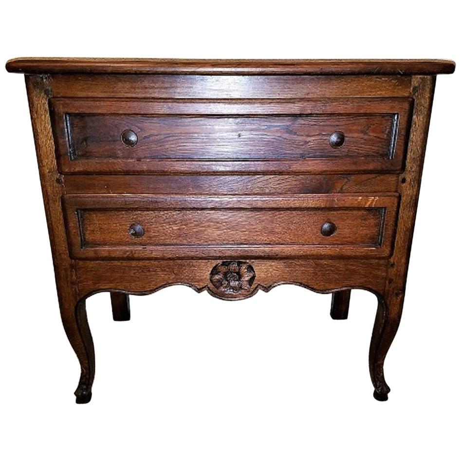 18th Century French Provincial Oak Commode