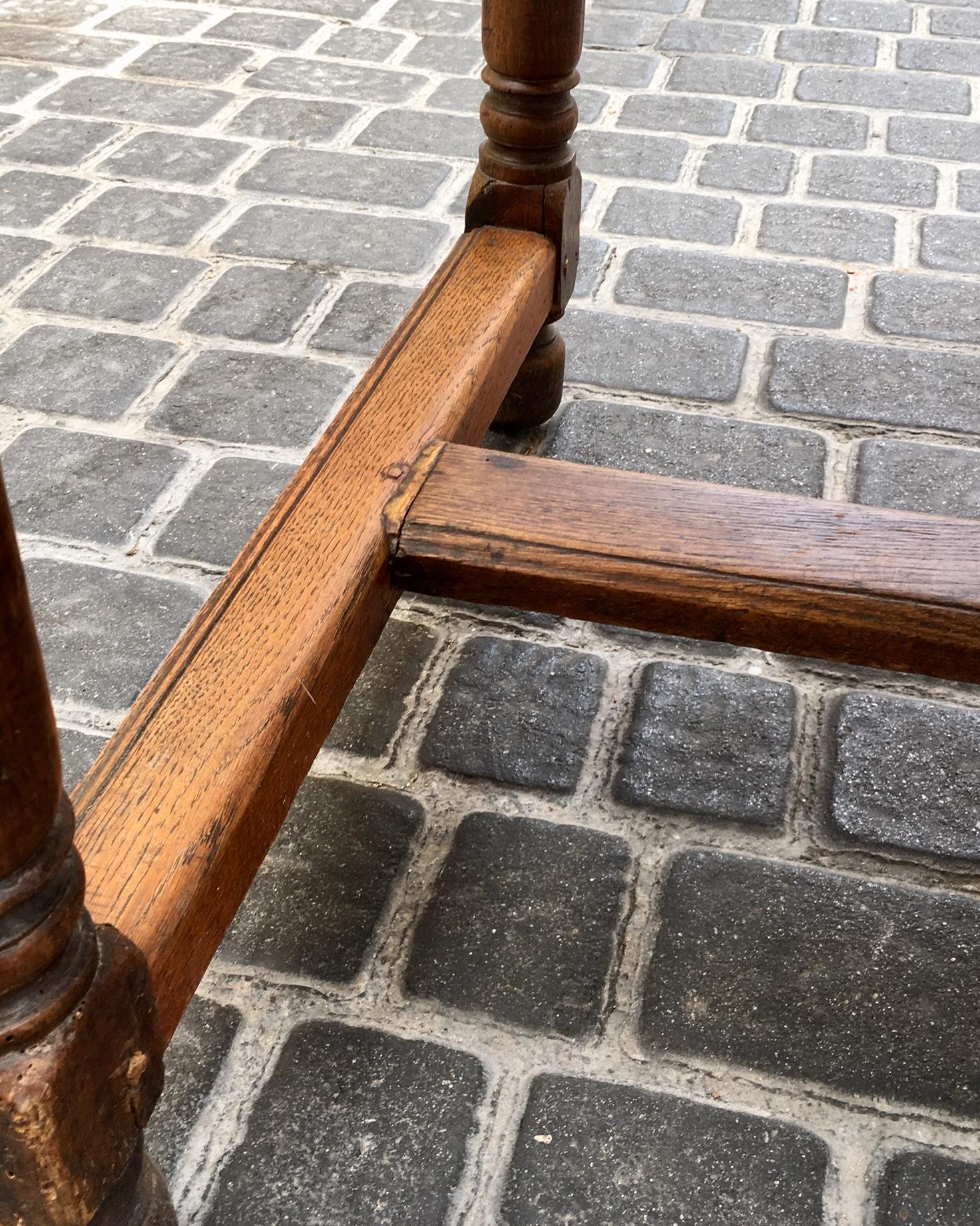 Oak 18th Century French Provincial Rustic Table For Sale