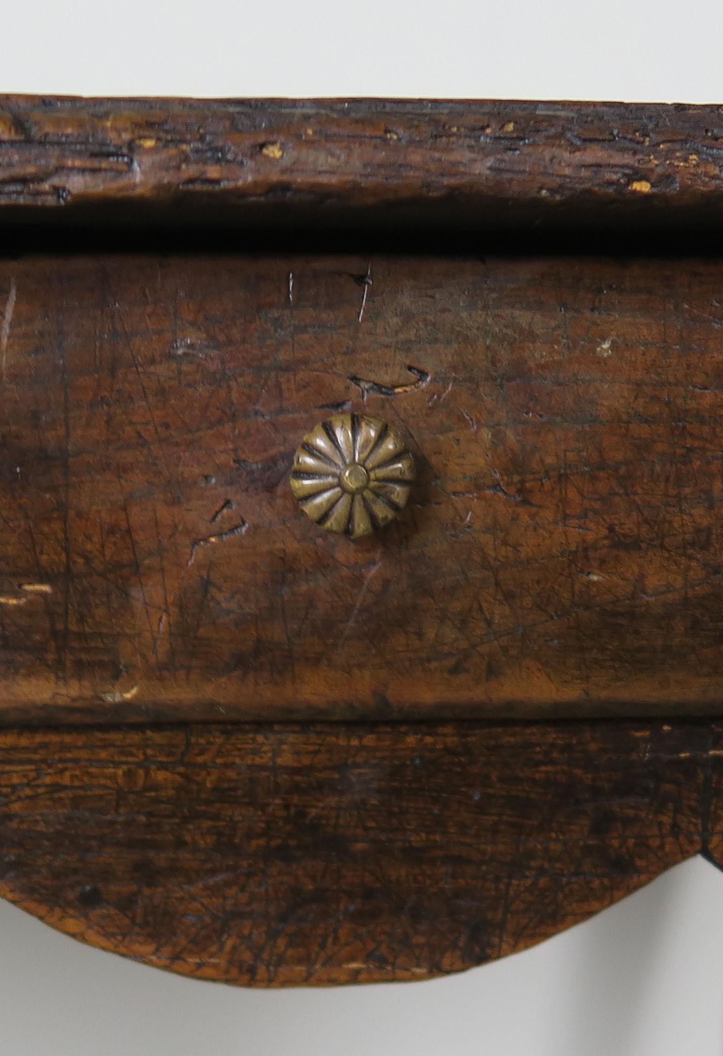 18th Century and Earlier 18th Century French Provincial Style Table with Drawer