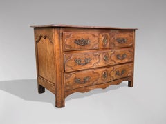 18th Century French Provincial Walnut Commode