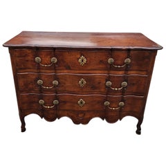 18th Century French Provincial Walnut Commode