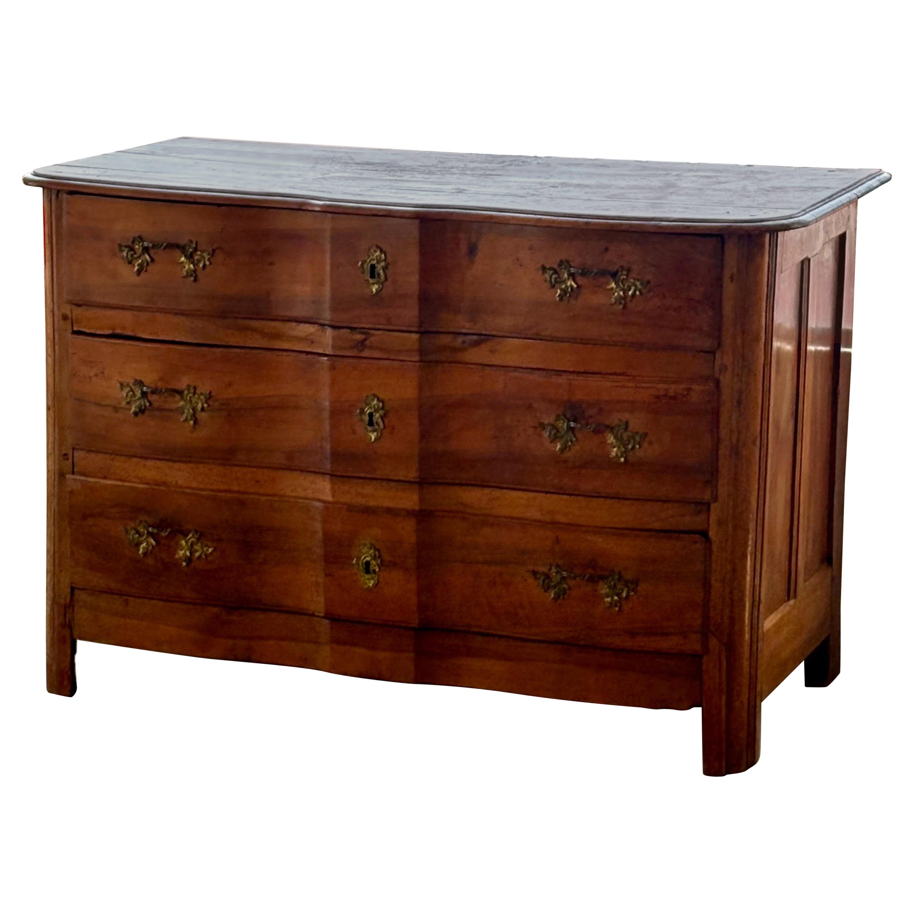 18th Century French Provincial Walnut Commode