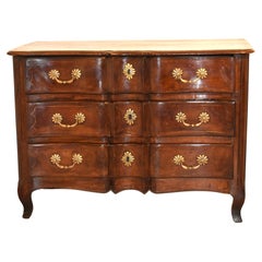 18th century french provincial walnut commode 
