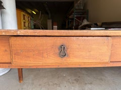 18th Century French Provincial Walnut Dining Room Table - Antique Farm Table