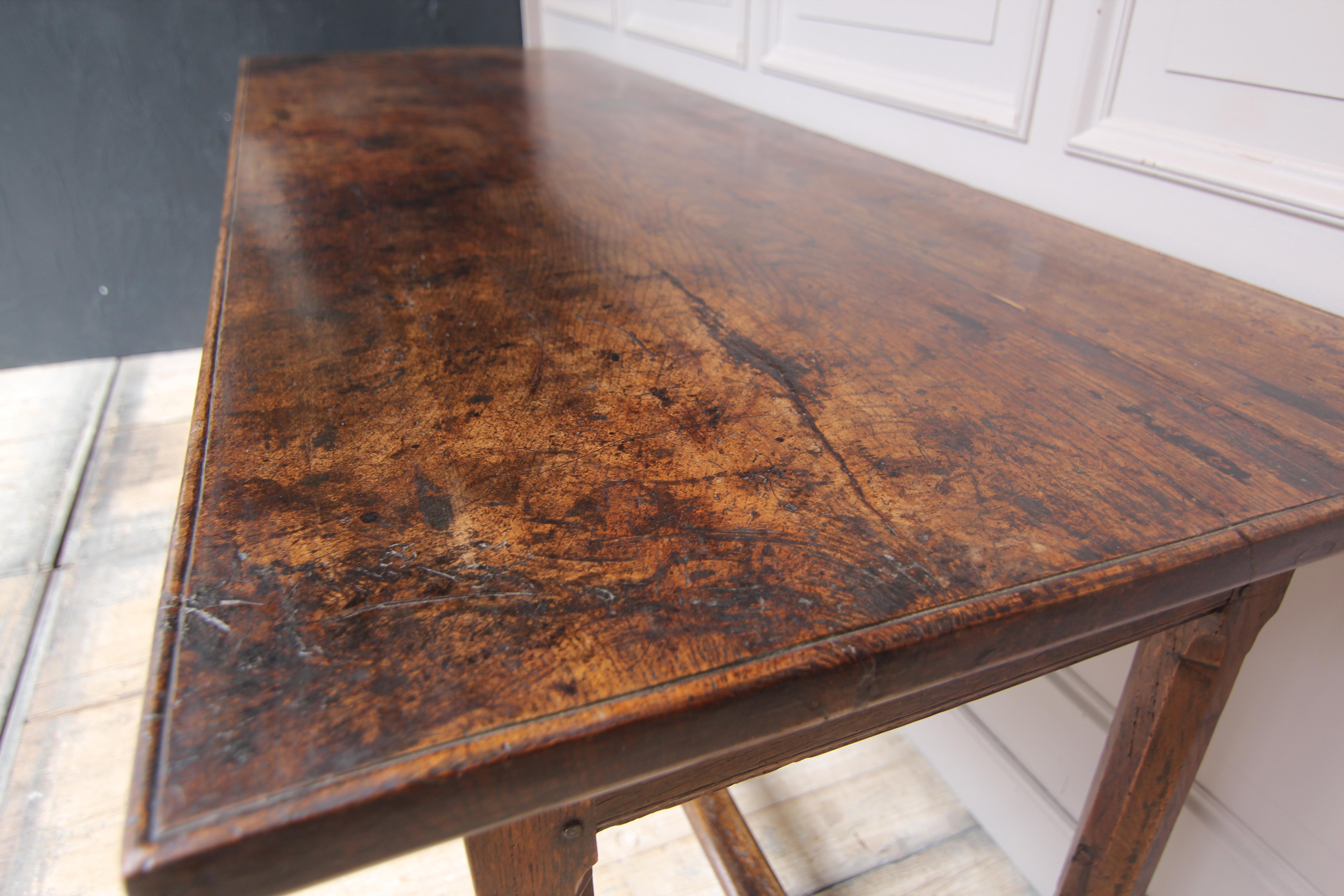 18th Century French Refectory or Dining Table Made of Oak 9