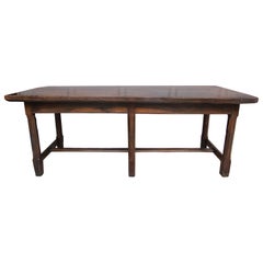 18th Century French Refectory or Dining Table Made of Oak