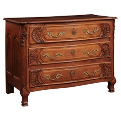 Commode Regence francese del XVIII secolo in noce, Lione