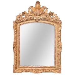 18th Century French Regence Giltwood Mirror