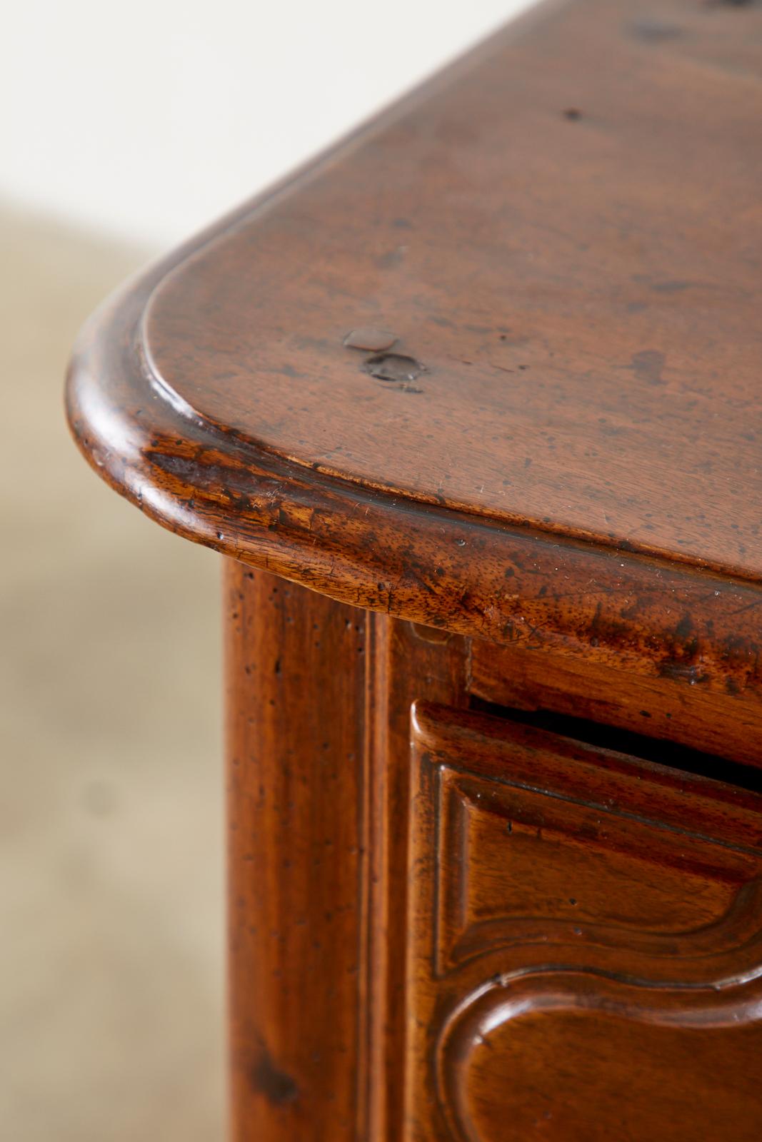 18th Century French Regence Walnut Commode or Chest 9