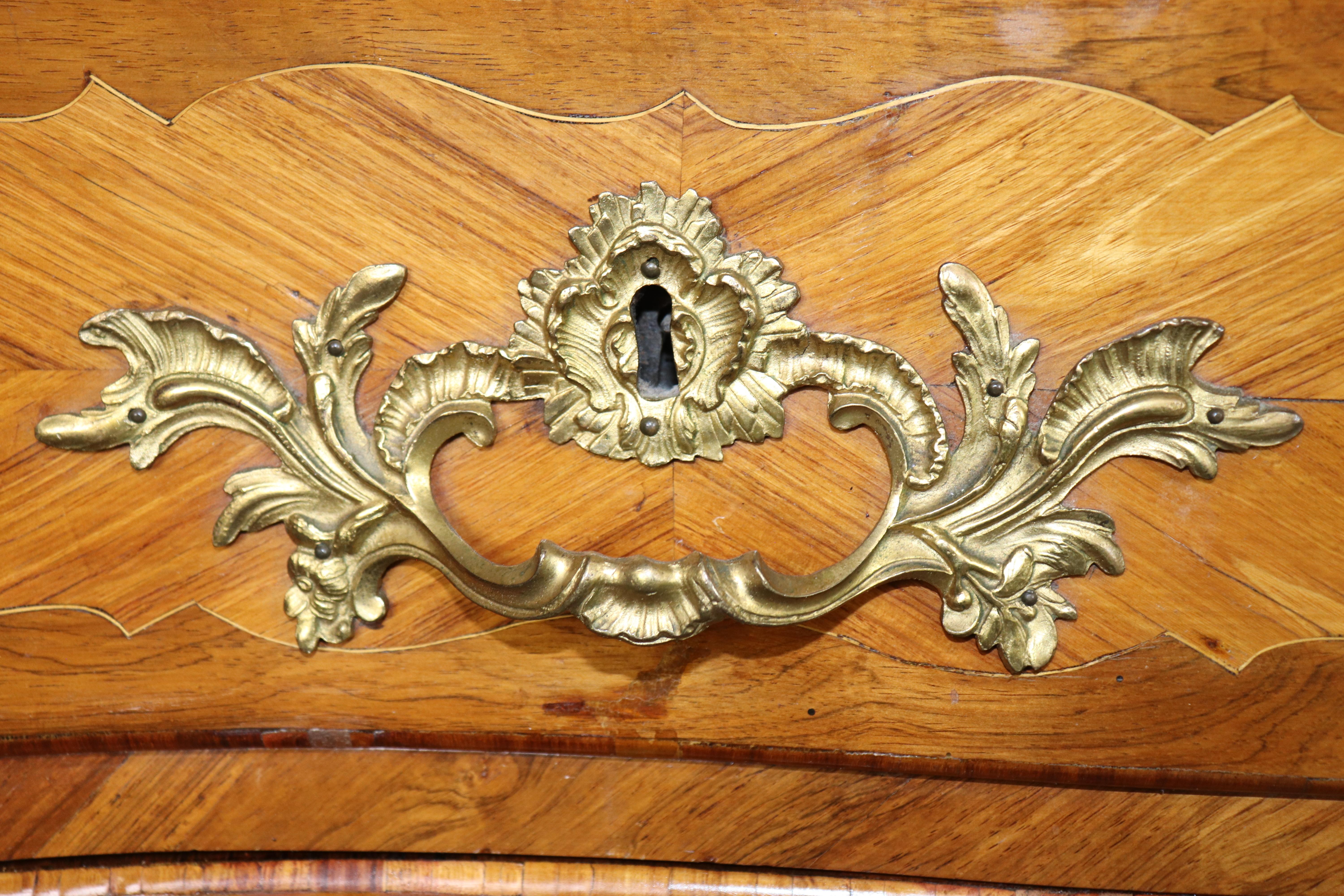 18th century French Regency Bronze Mounted Commode By Louis Pelletier c. 1760 For Sale 5