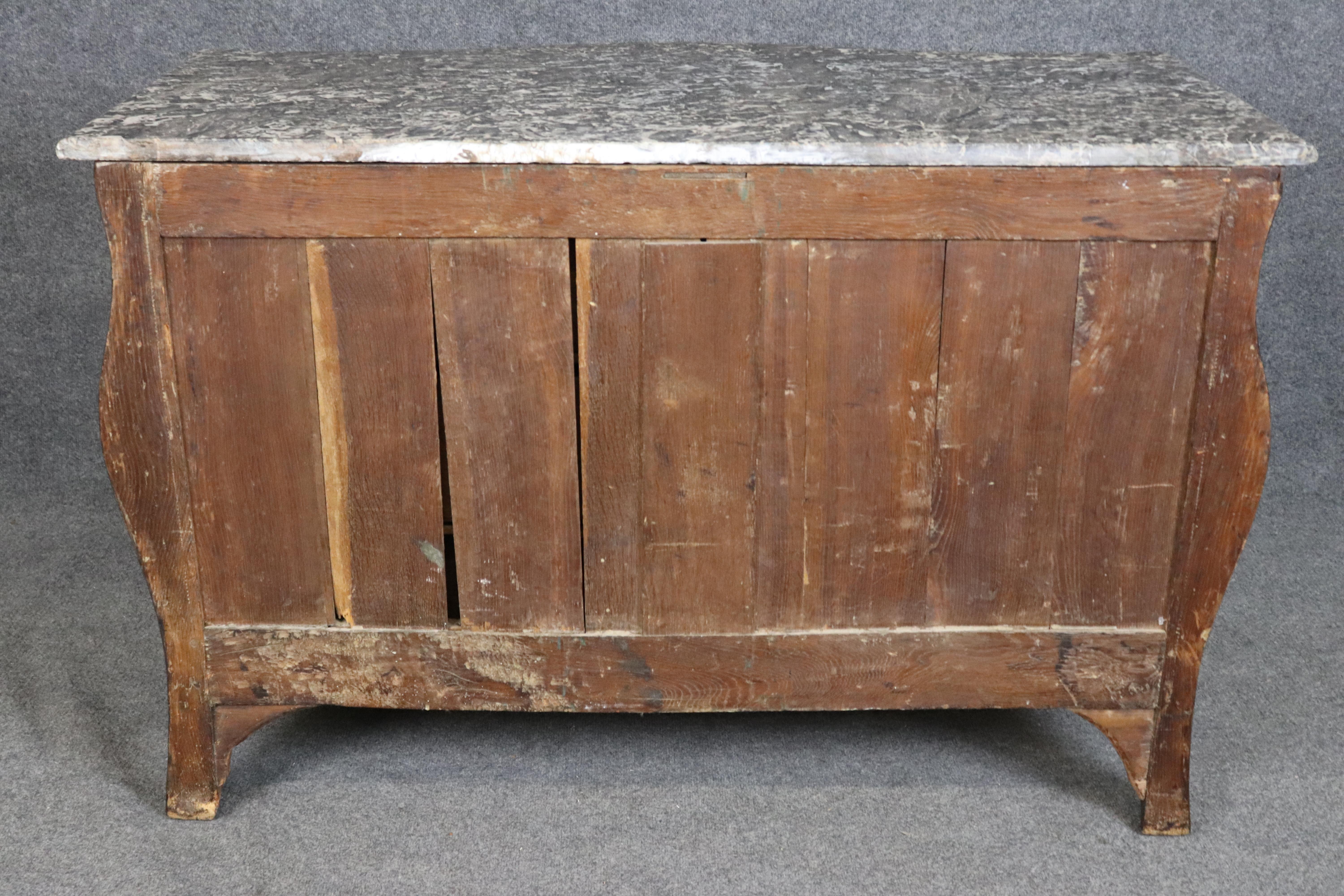 18th century French Regency Bronze Mounted Commode By Louis Pelletier c. 1760 For Sale 11