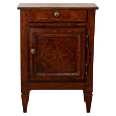 18th Century French Regency Period Walnut and Rosewood Marquetry Cabinet