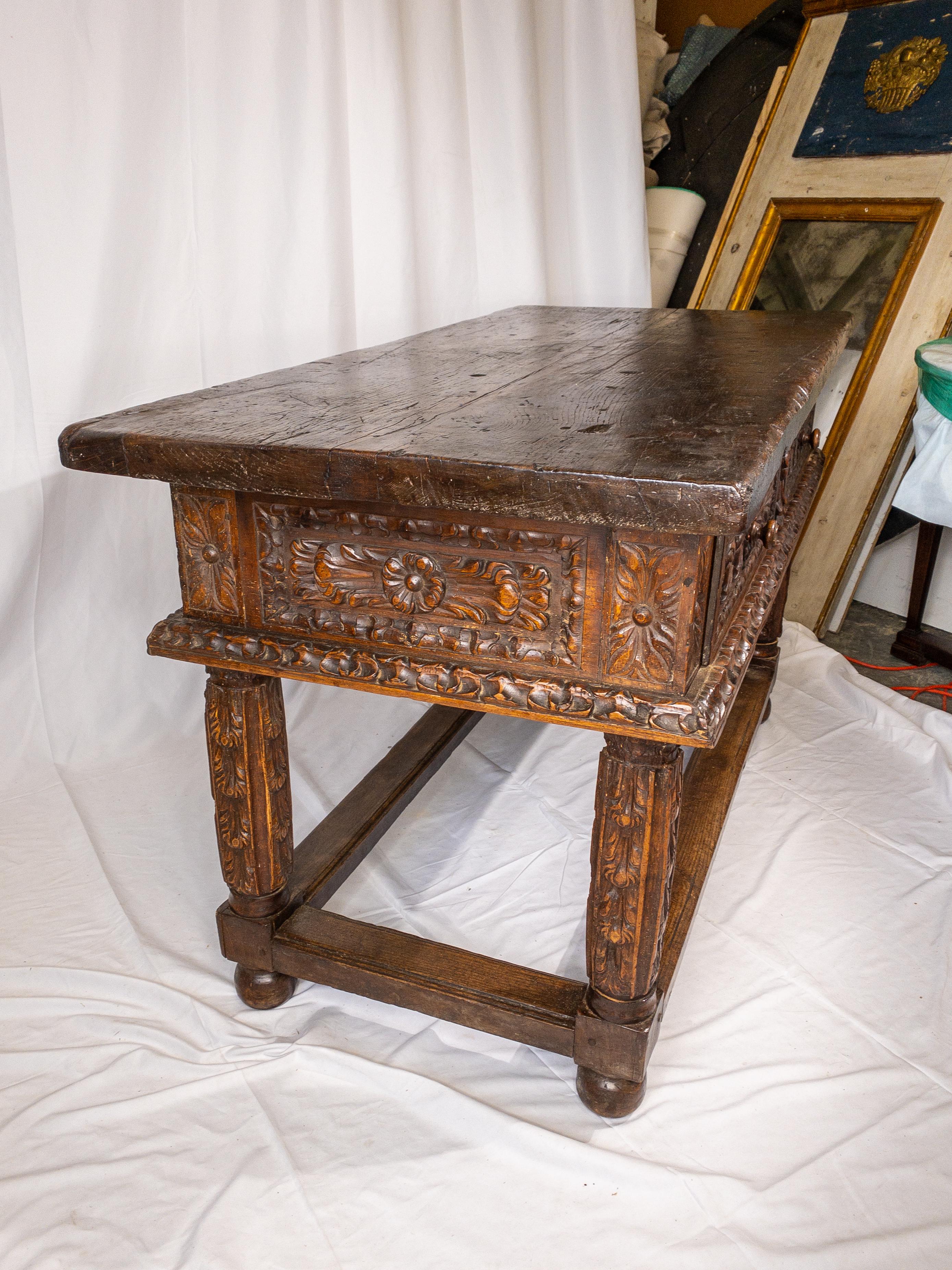 18th Century French Renaissance Console Table For Sale 6