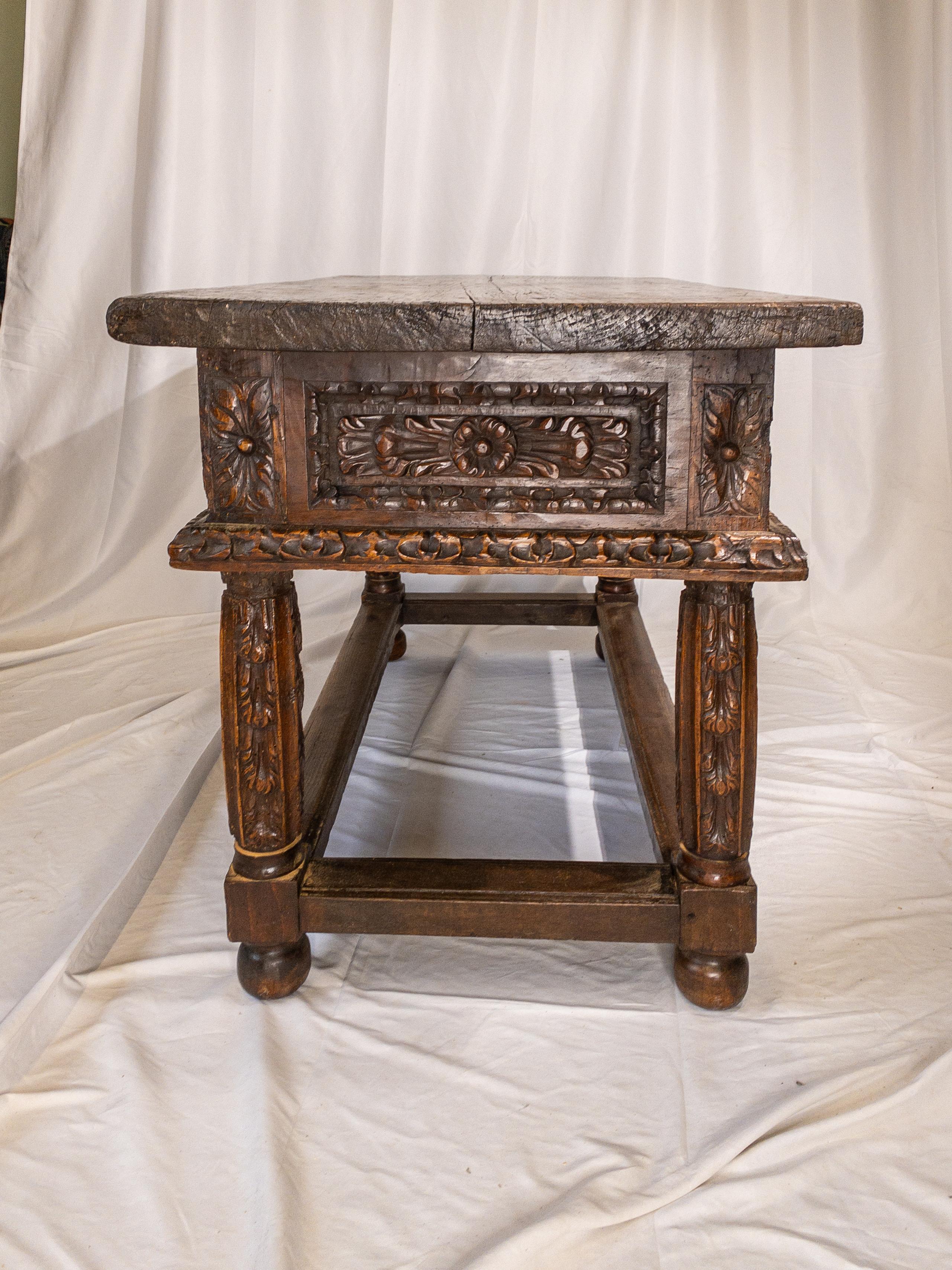 18th Century French Renaissance Console Table For Sale 7