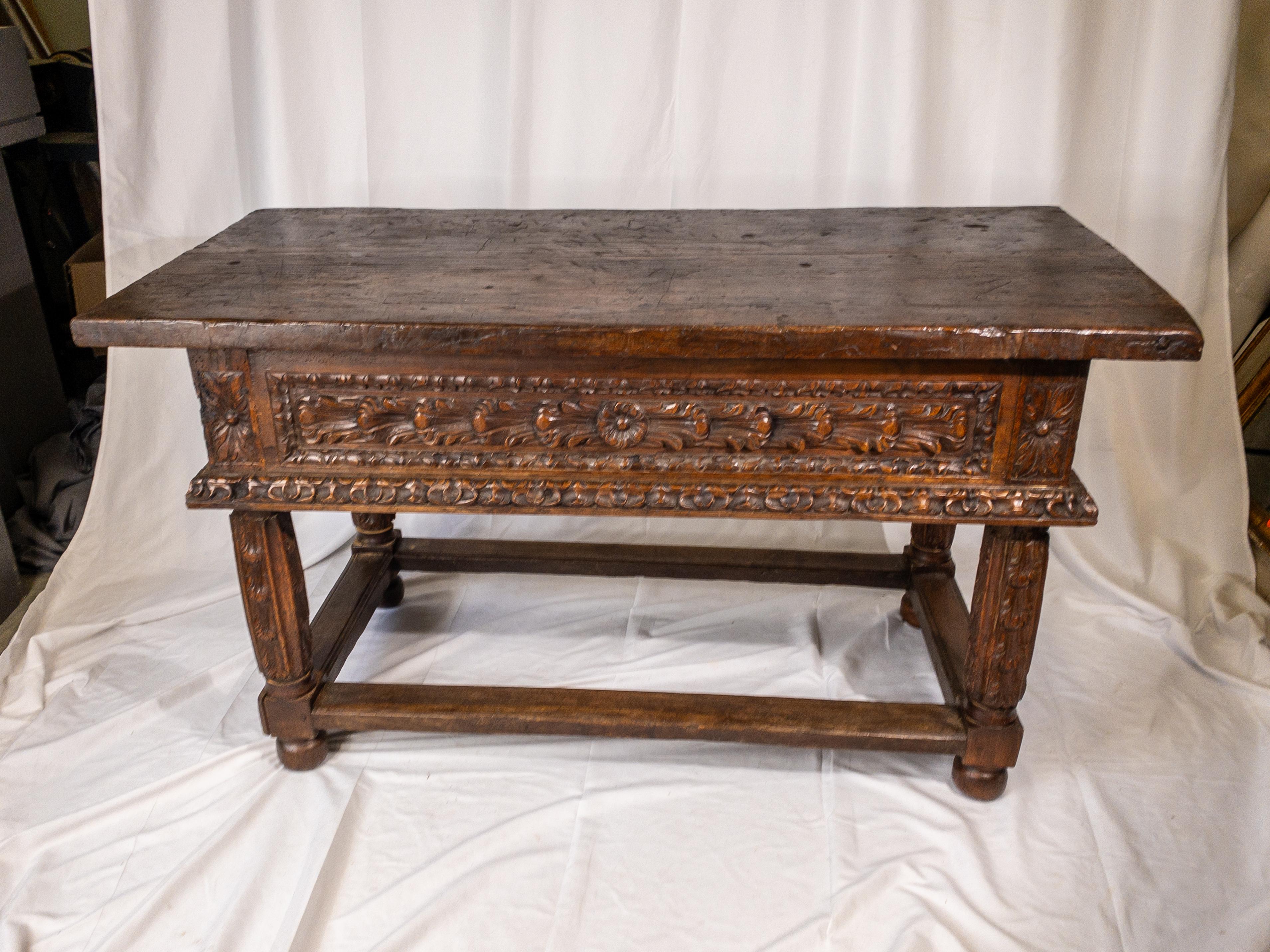 18th Century French Renaissance Console Table For Sale 8