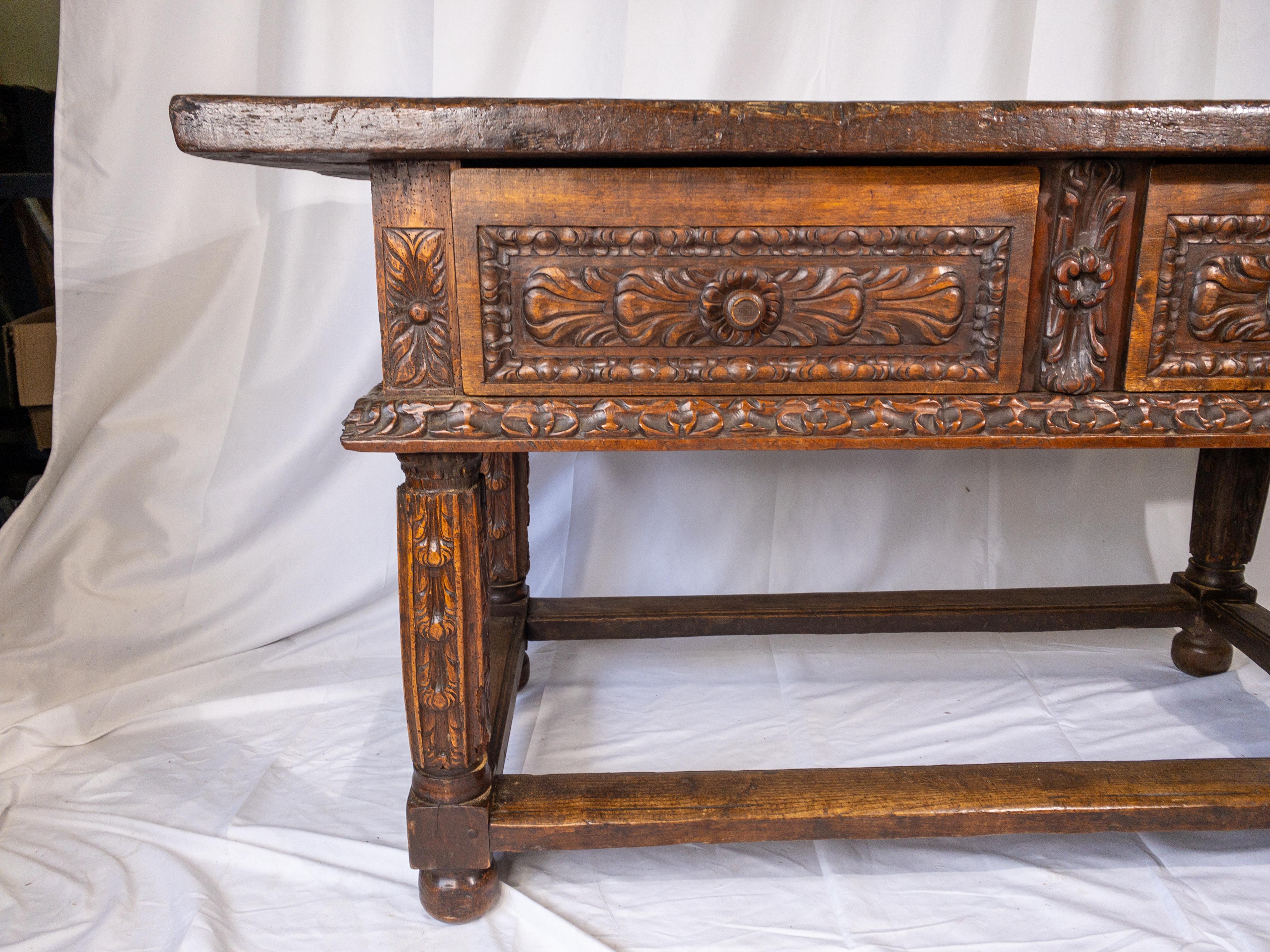 18th Century French Renaissance Console Table In Good Condition For Sale In Houston, TX