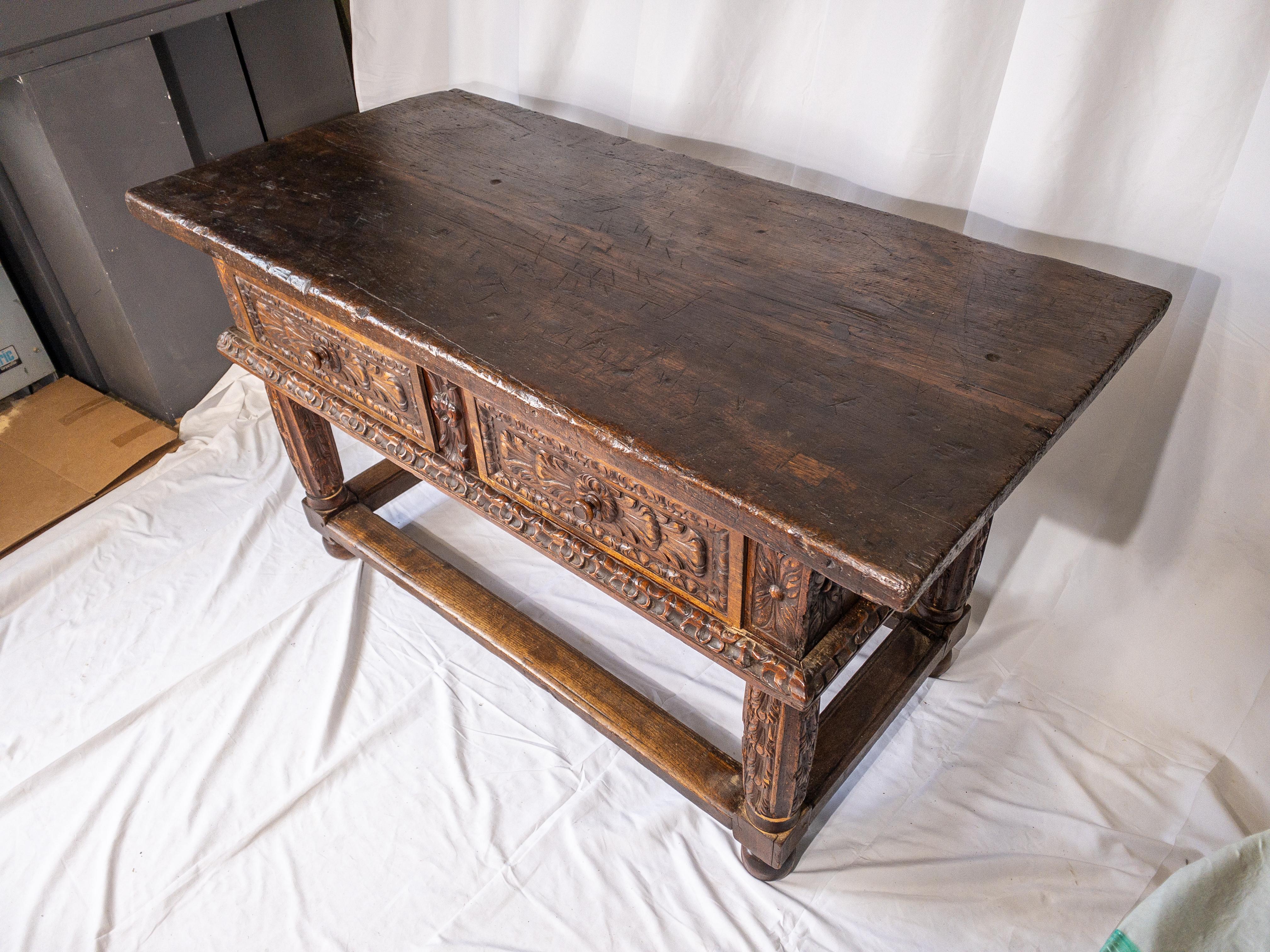 18th Century French Renaissance Console Table For Sale 3