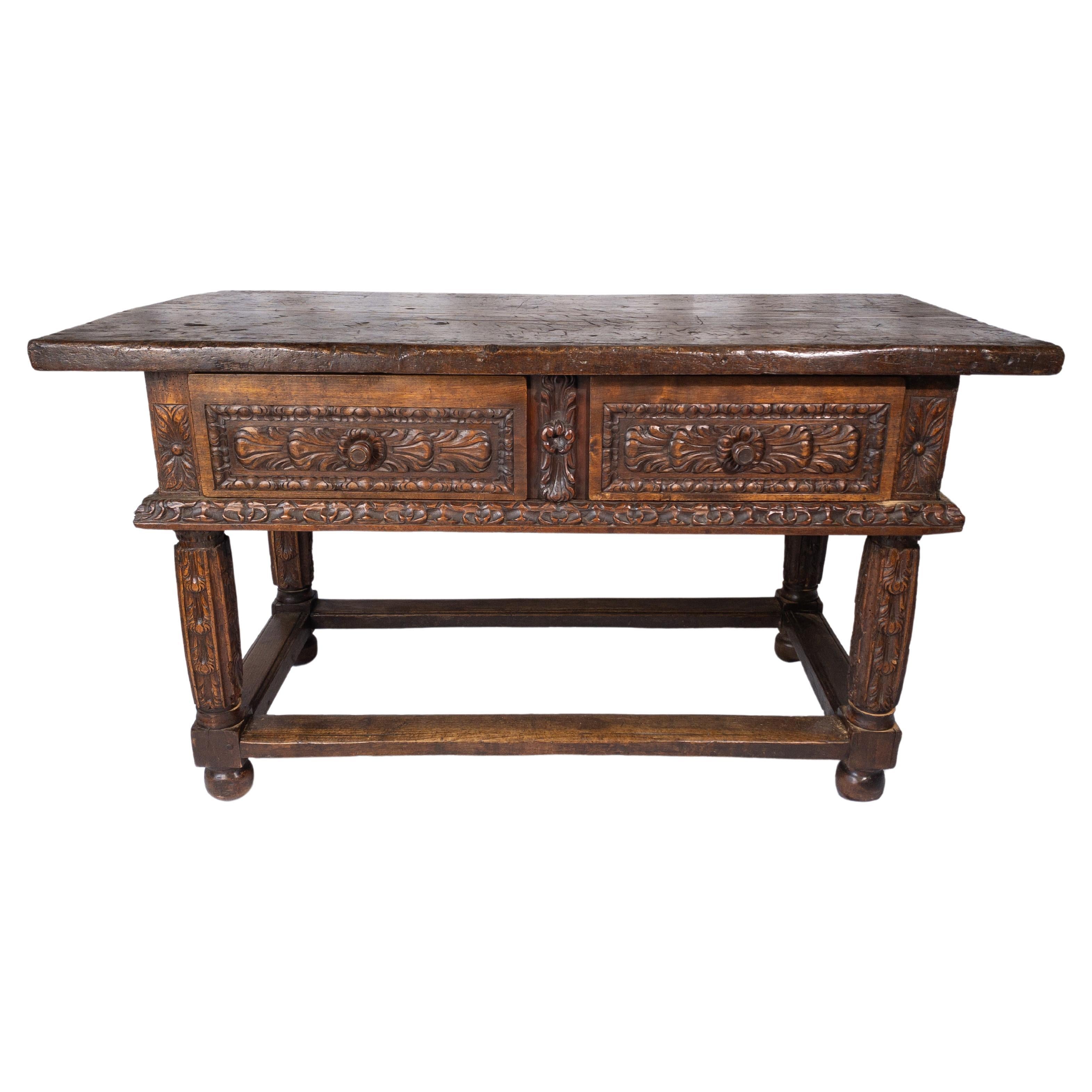 18th Century French Renaissance Console Table For Sale