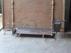 18th Century French Roasting Jack and Attachments