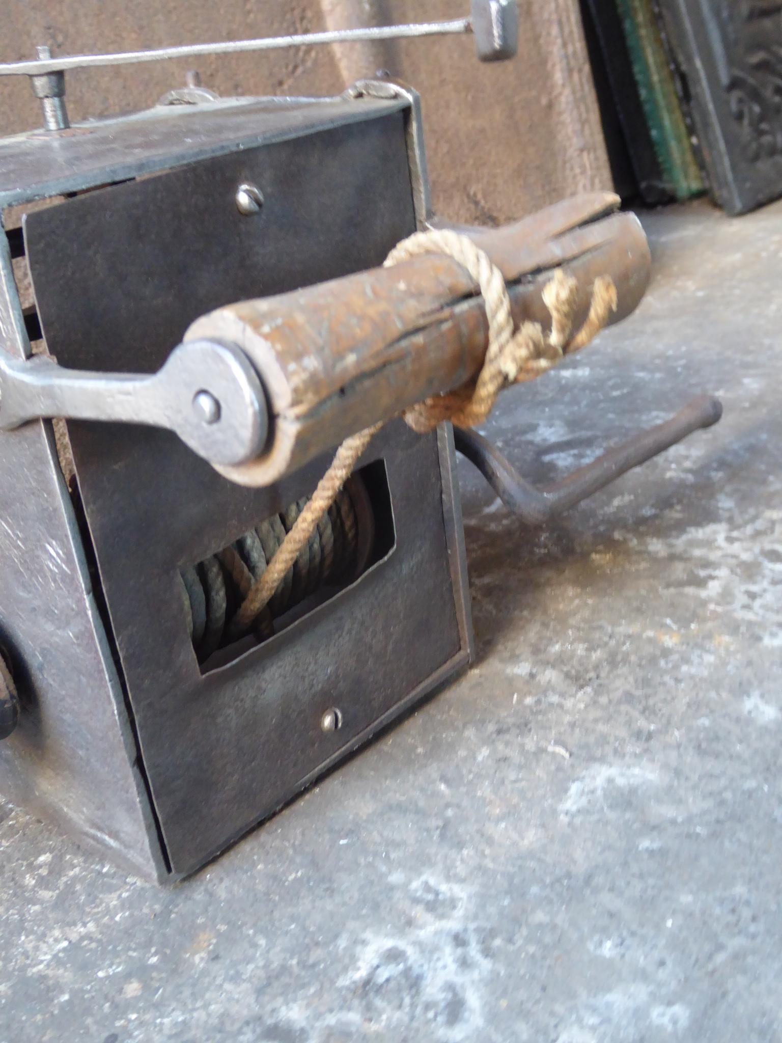 18th Century French Weight-Driven Roasting Spit Jack For Sale 5