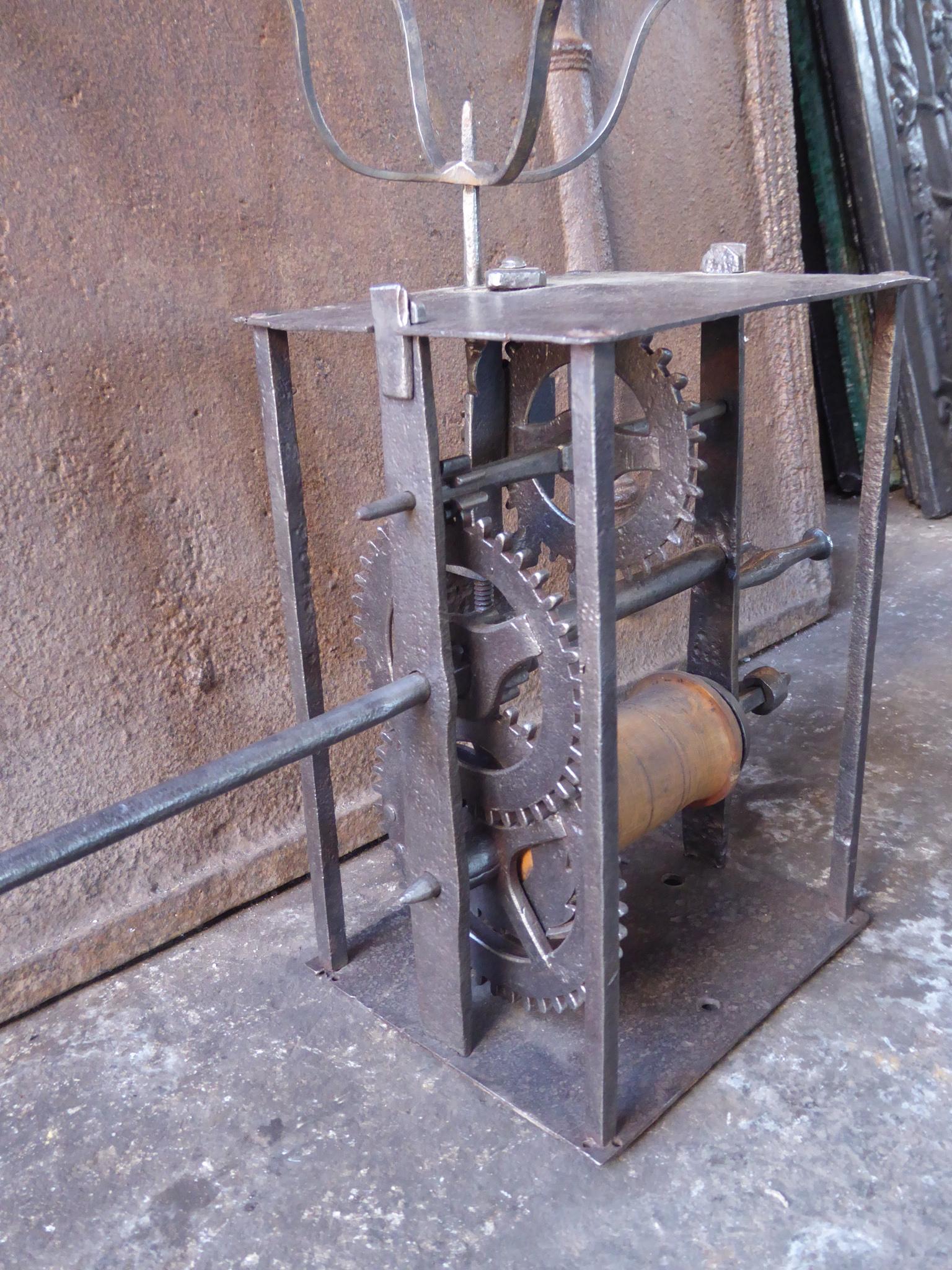 17th Century French Weight-Driven Roasting Spit Jack 5