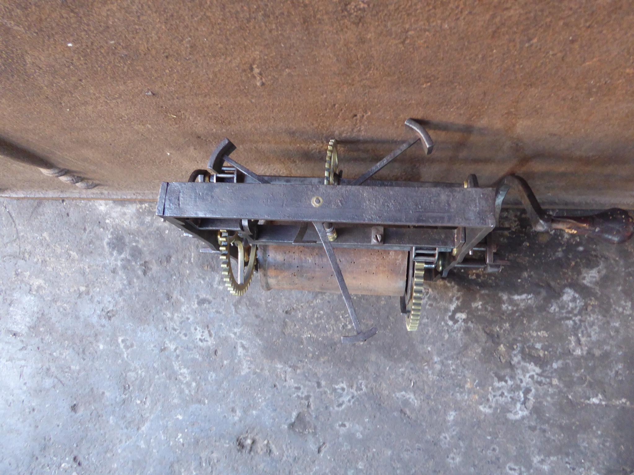 18th Century French Weight-Driven Roasting Spit Jack 9
