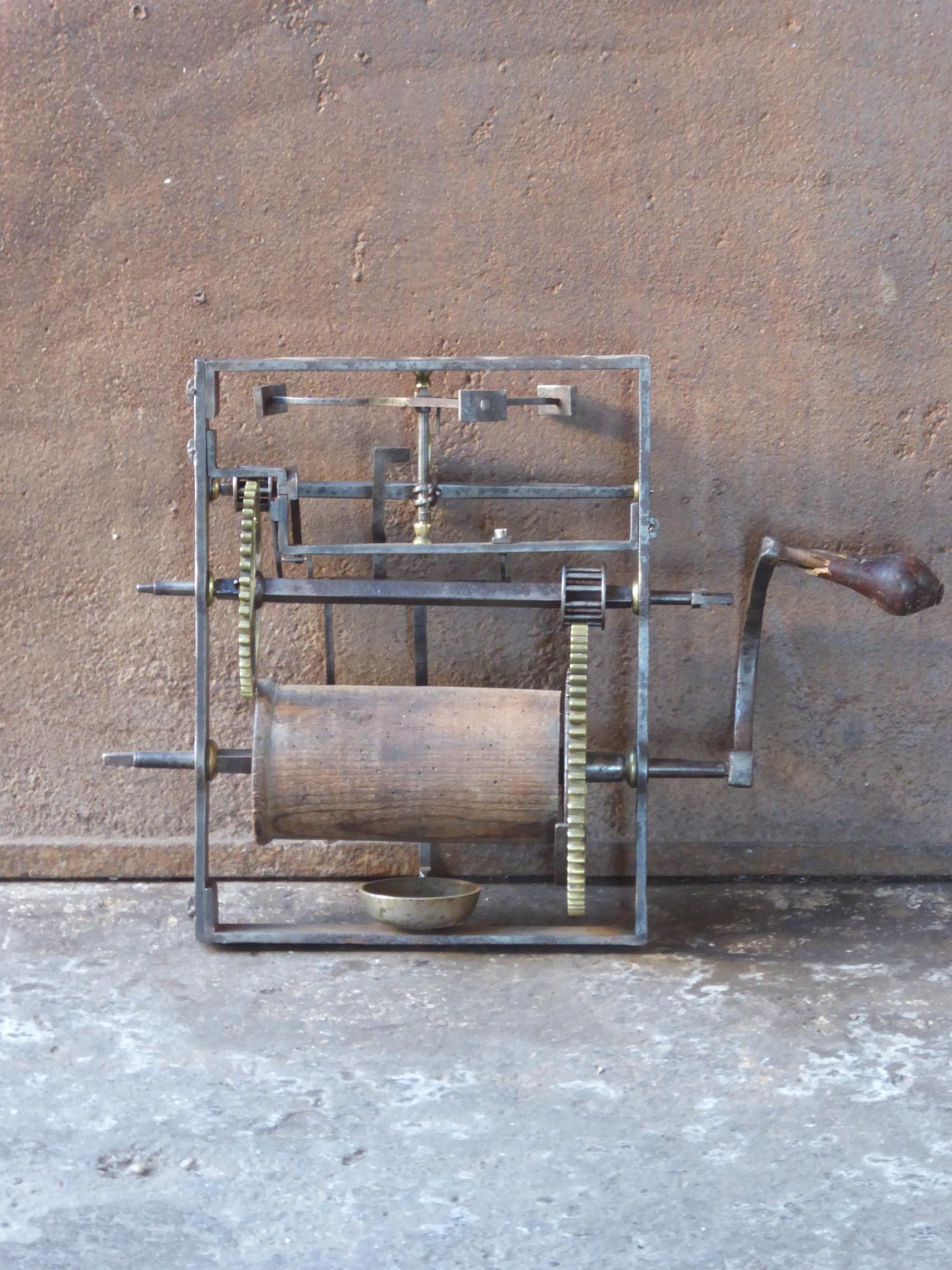 Neoclassical 18th Century French Weight-Driven Roasting Spit Jack