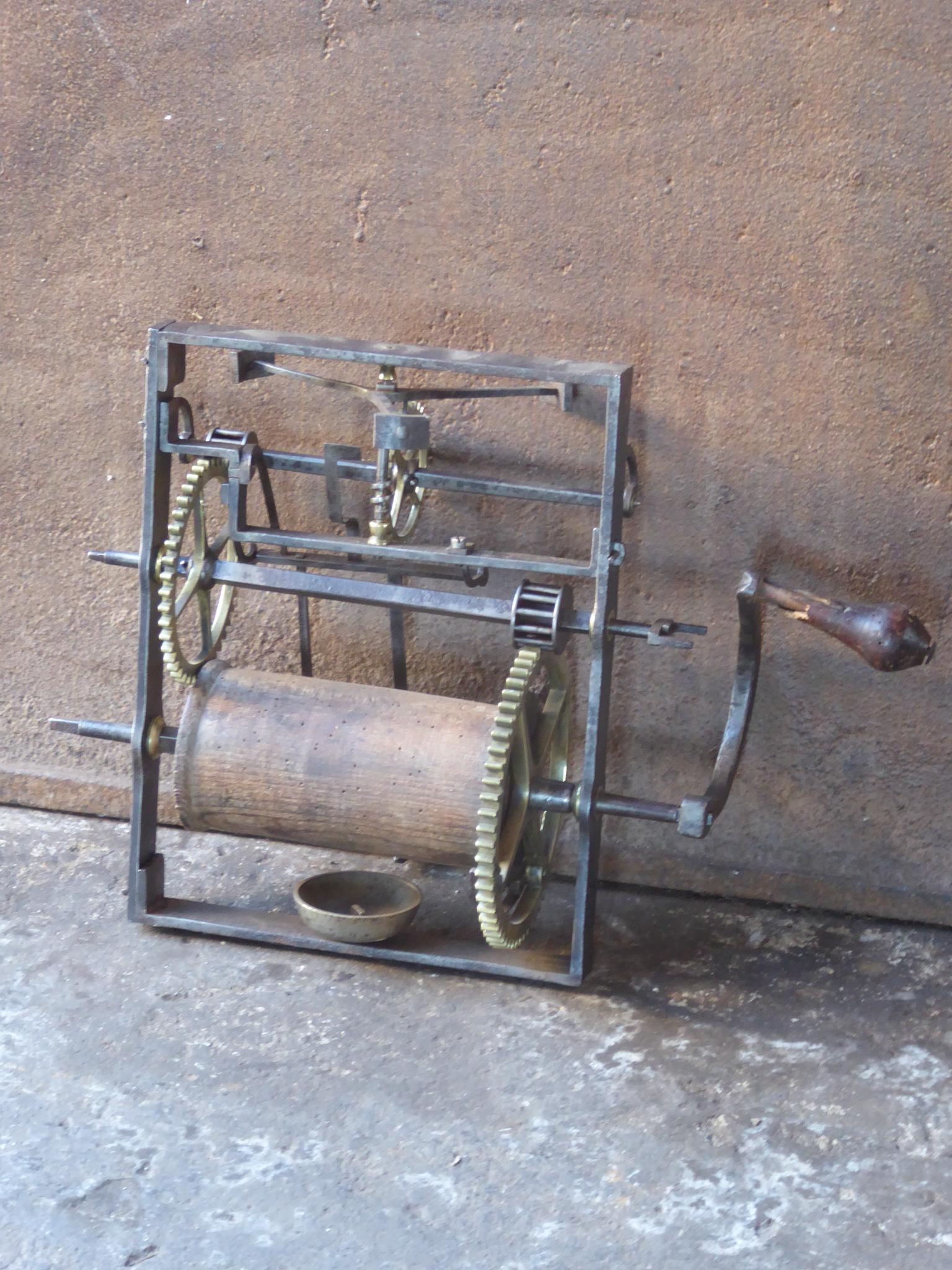 18th Century and Earlier 18th Century French Weight-Driven Roasting Spit Jack