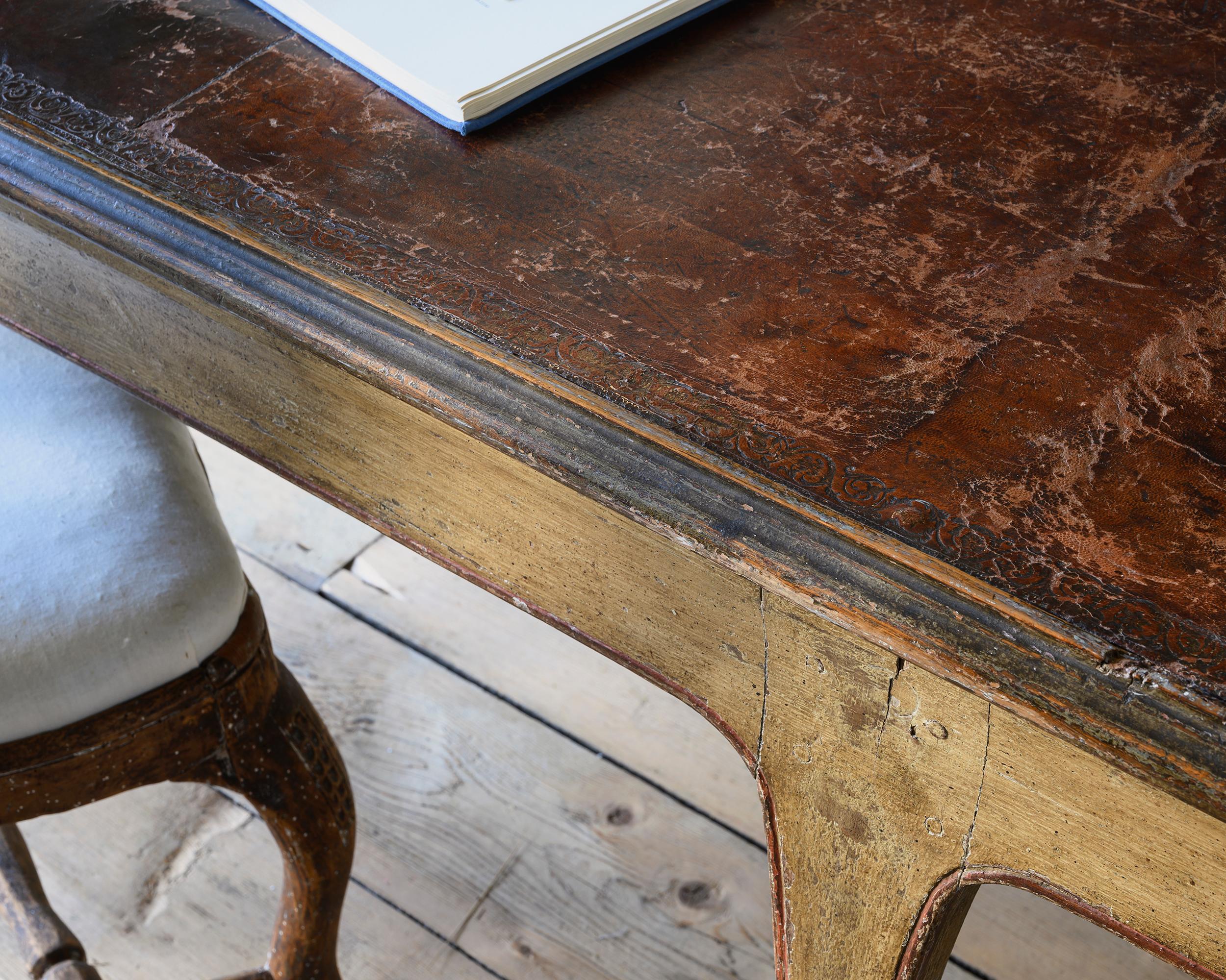 18th Century French Rococo Library Table For Sale 6