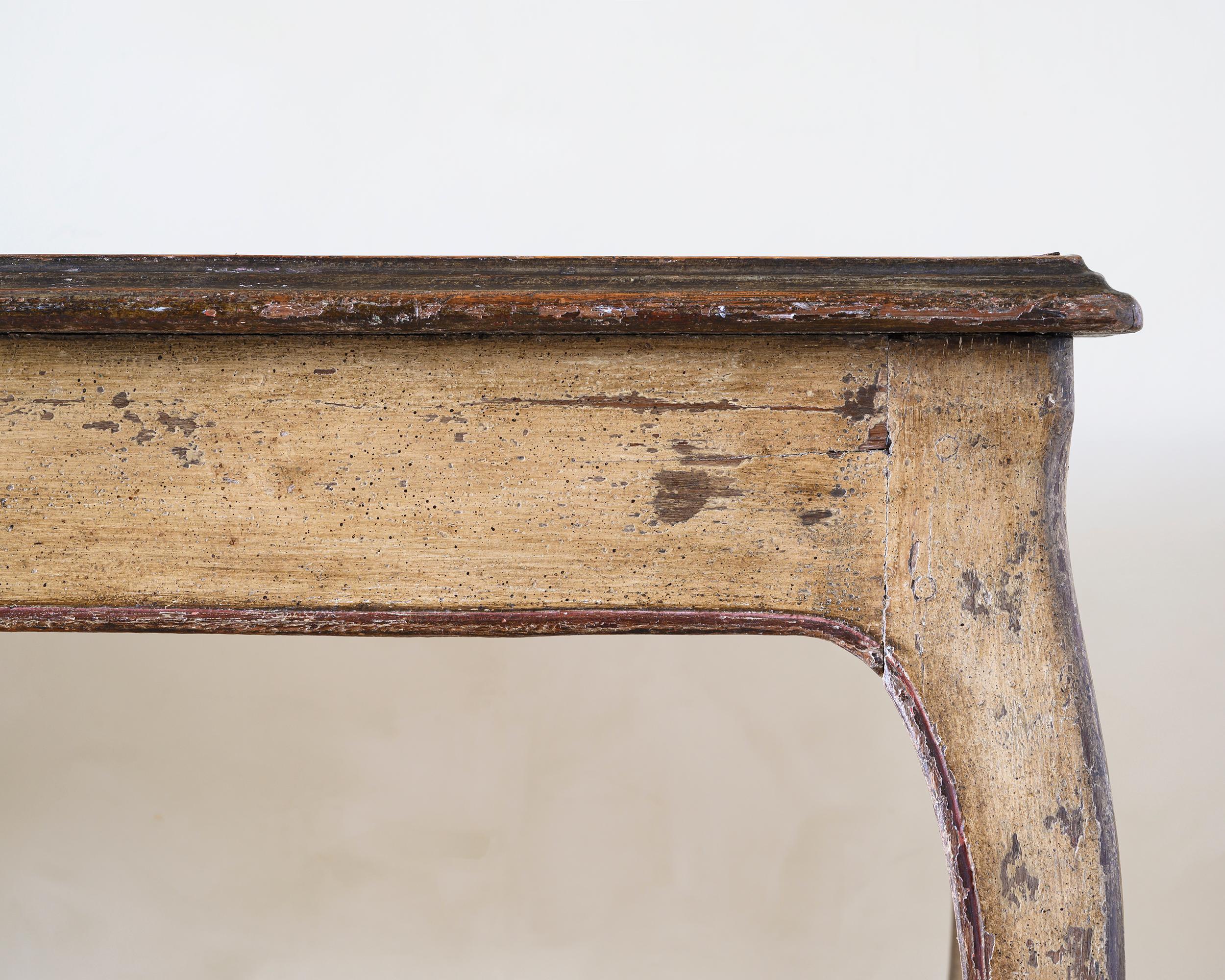 Table de bibliothèque rococo française du XVIIIe siècle en vente 7