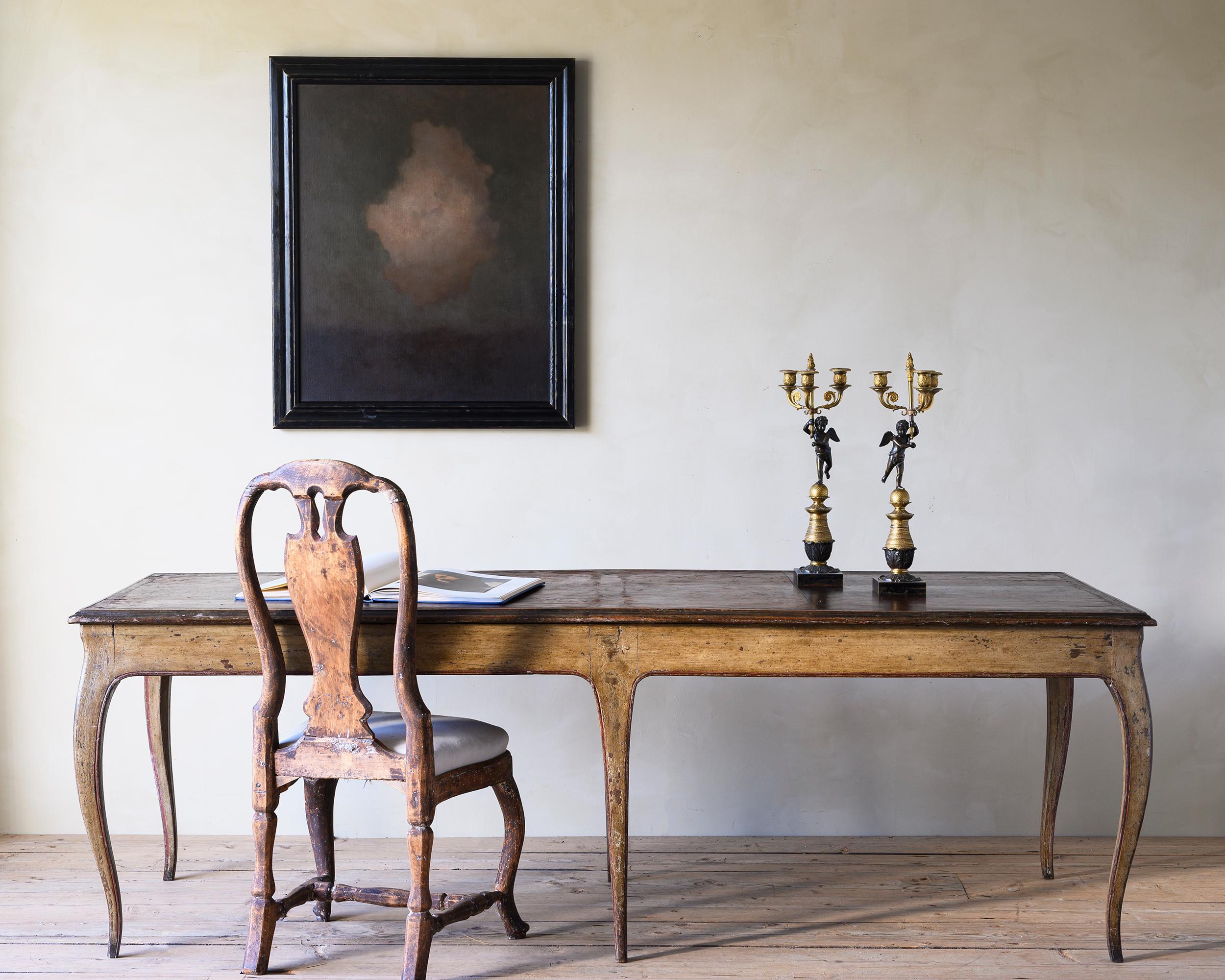 Rococo Table de bibliothèque rococo française du XVIIIe siècle en vente
