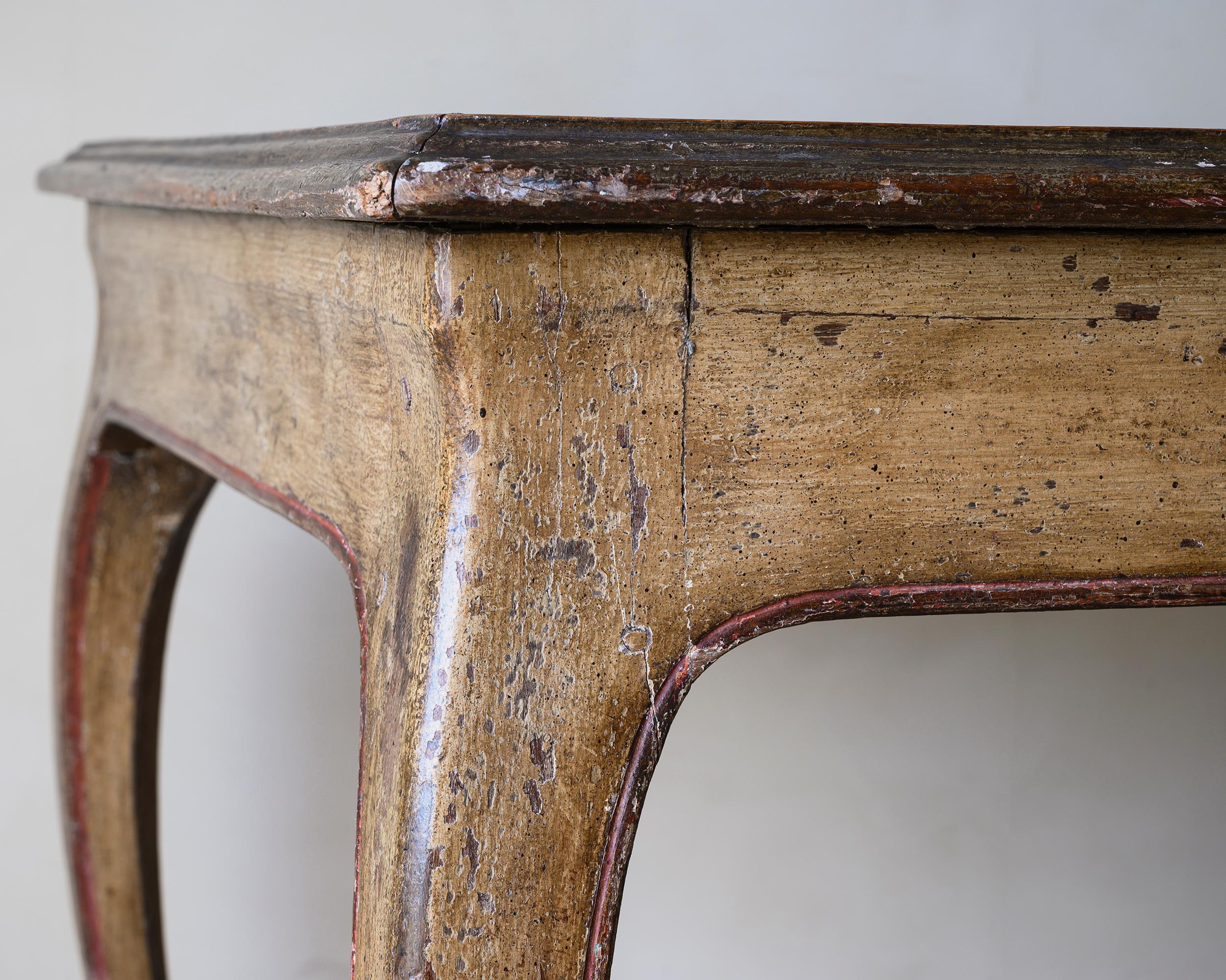 Bois Table de bibliothèque rococo française du XVIIIe siècle en vente