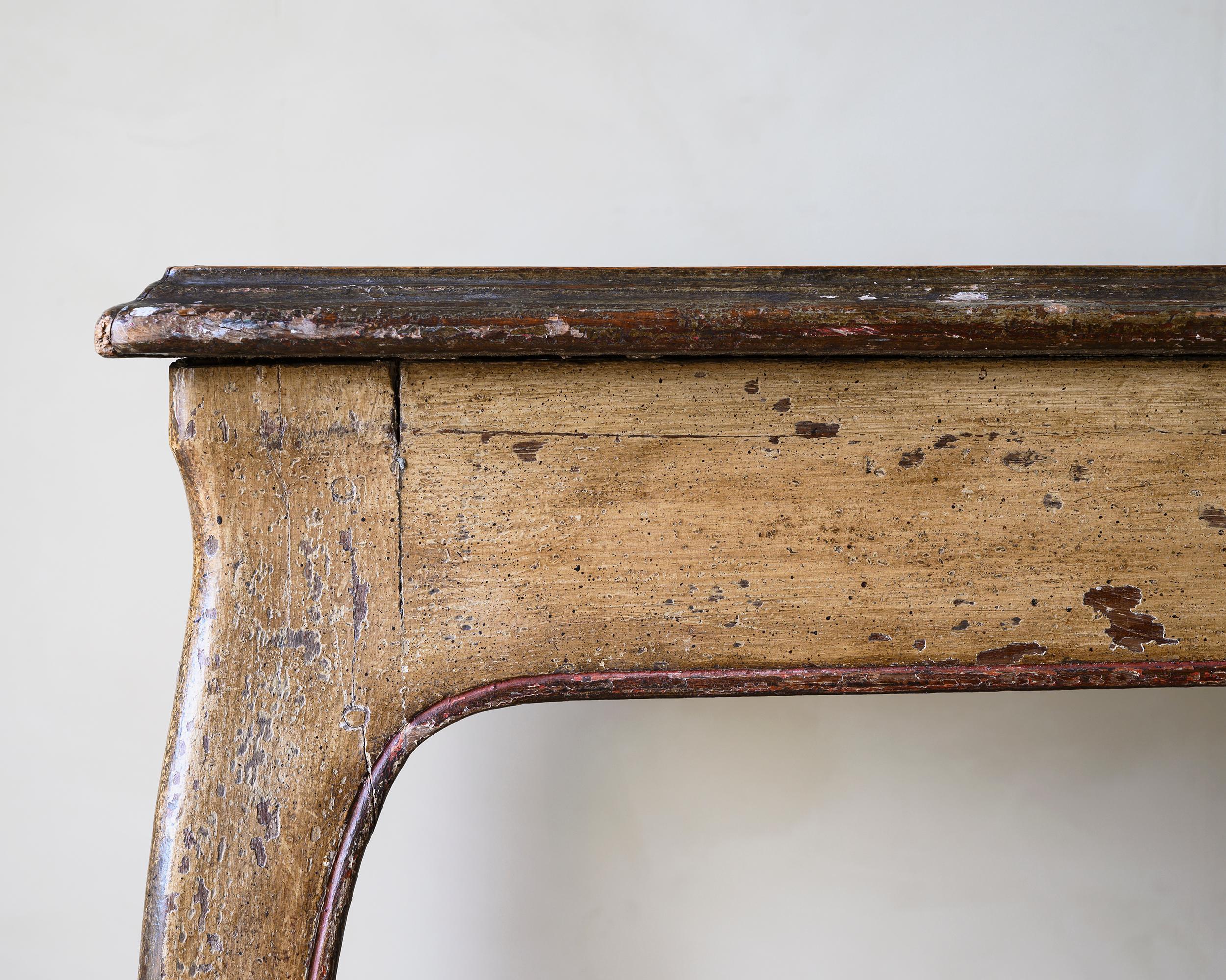 Table de bibliothèque rococo française du XVIIIe siècle en vente 1