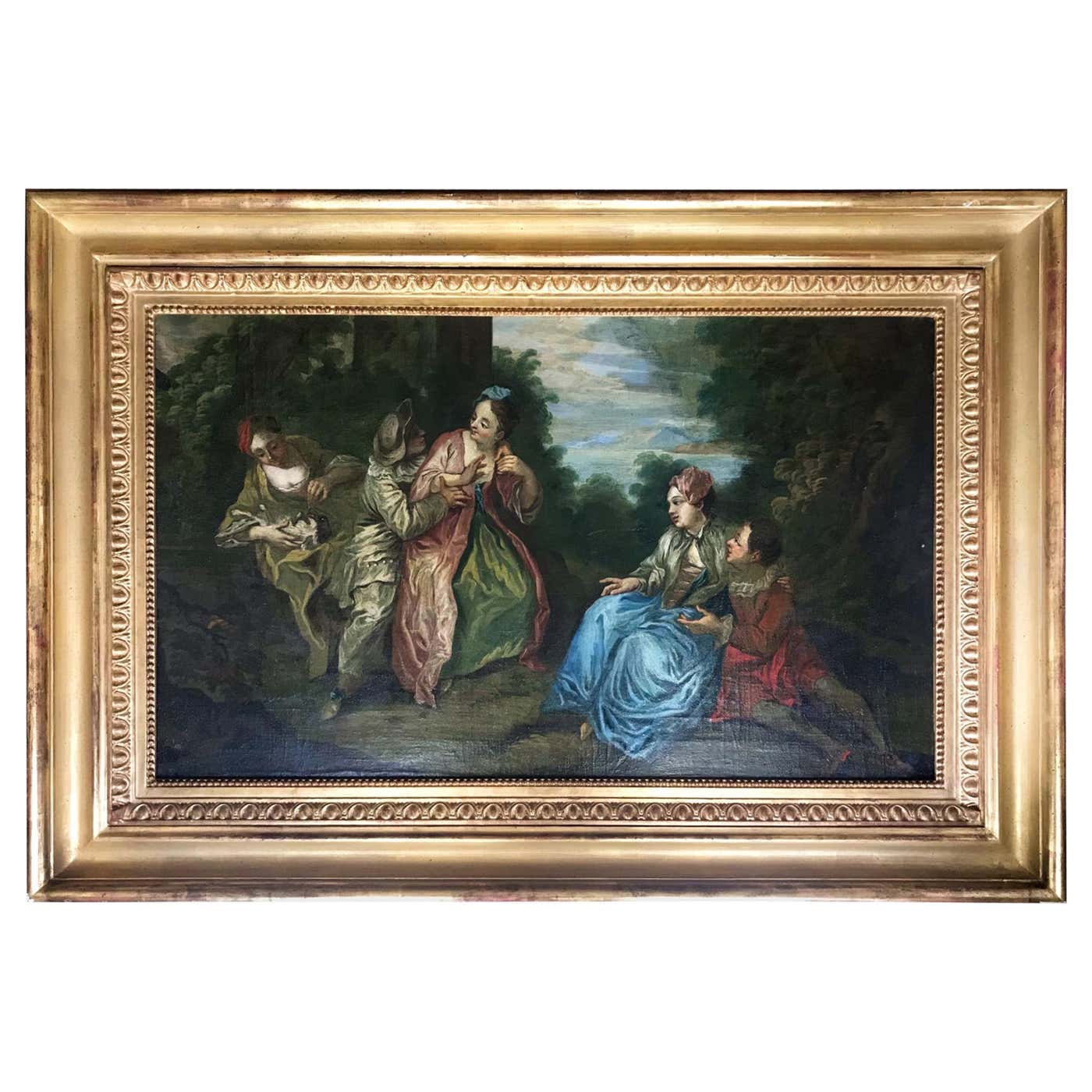 18th Century French Rococo Painting Circle of François Boucher For Sale ...