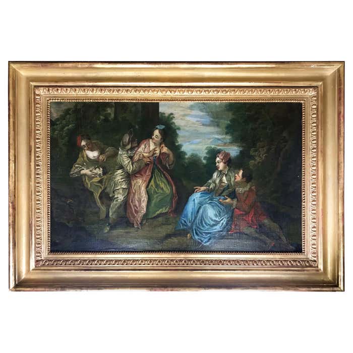 18th Century French Rococo Painting Circle of François Boucher For Sale ...