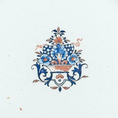 18th Century French Rouen Ceramic Platter