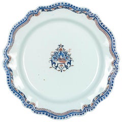 18th Century French Rouen Ceramic Platter