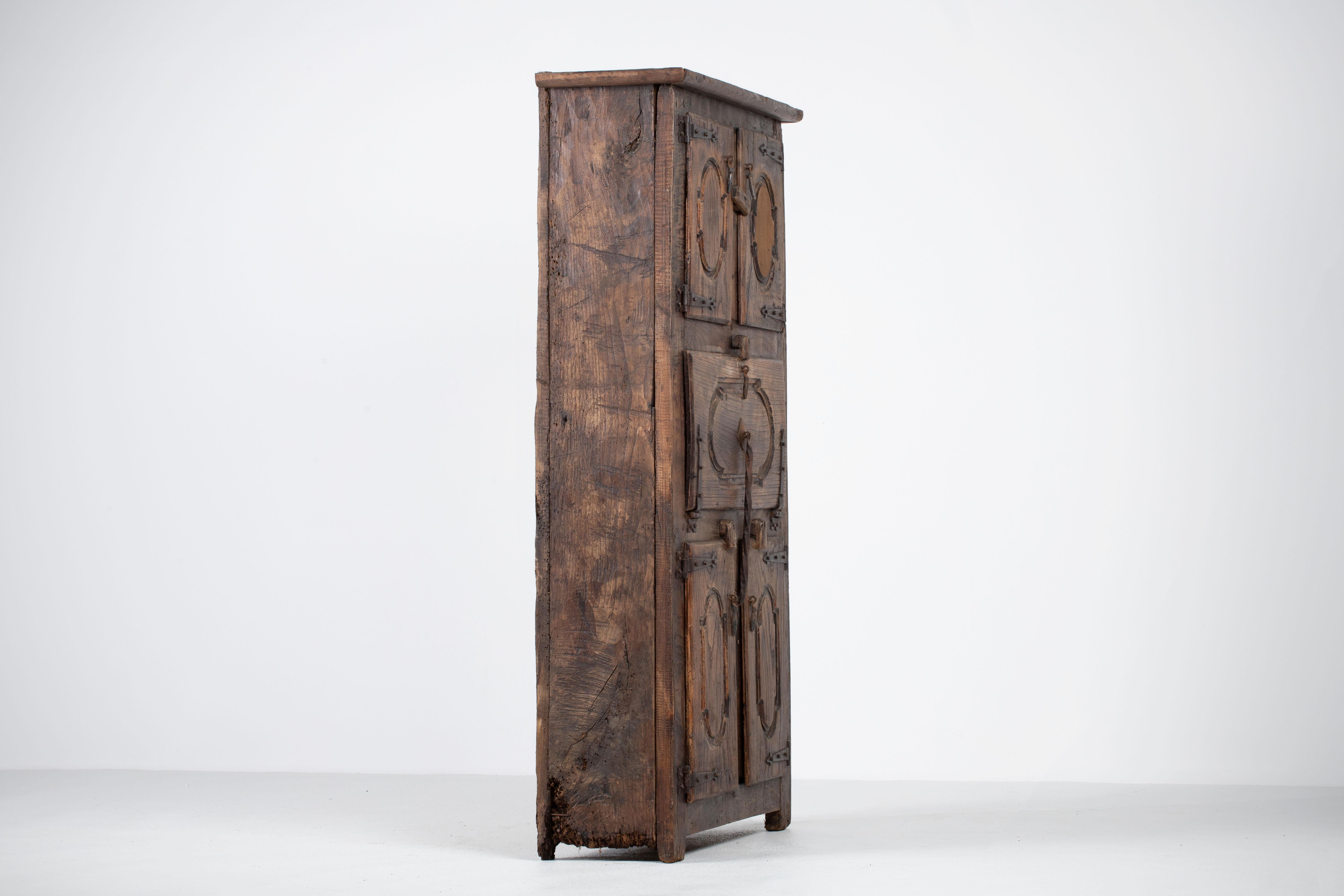 18th Century French Rustic Armoire 11