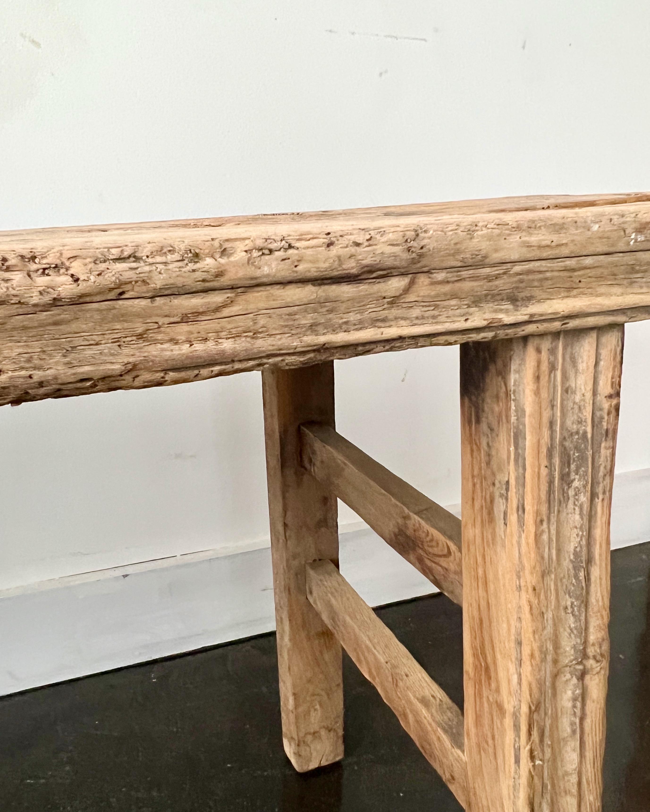 18th century French Rustic Bench For Sale 2