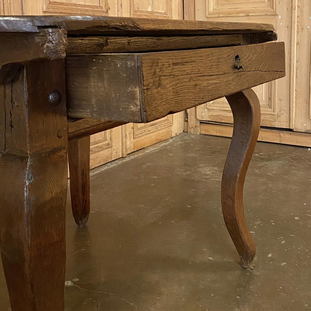 Oak 18th Century French Rustic Writing Table