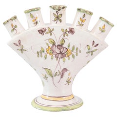 Vase à tulipes en faïence de Samadet, XVIIIe siècle, France