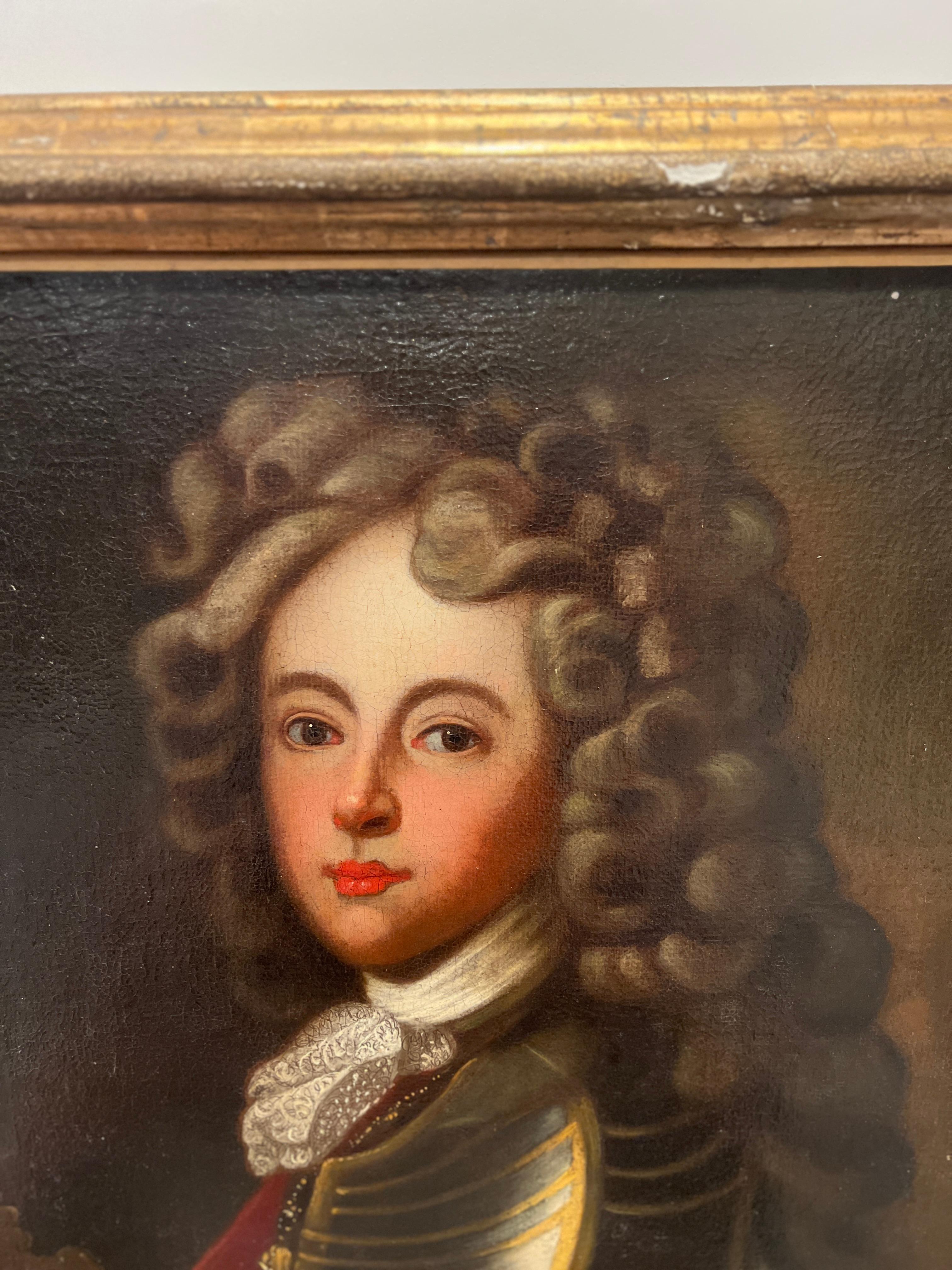 18th Century, French School Portrait of a Young Philip V, the King of Spain For Sale 5