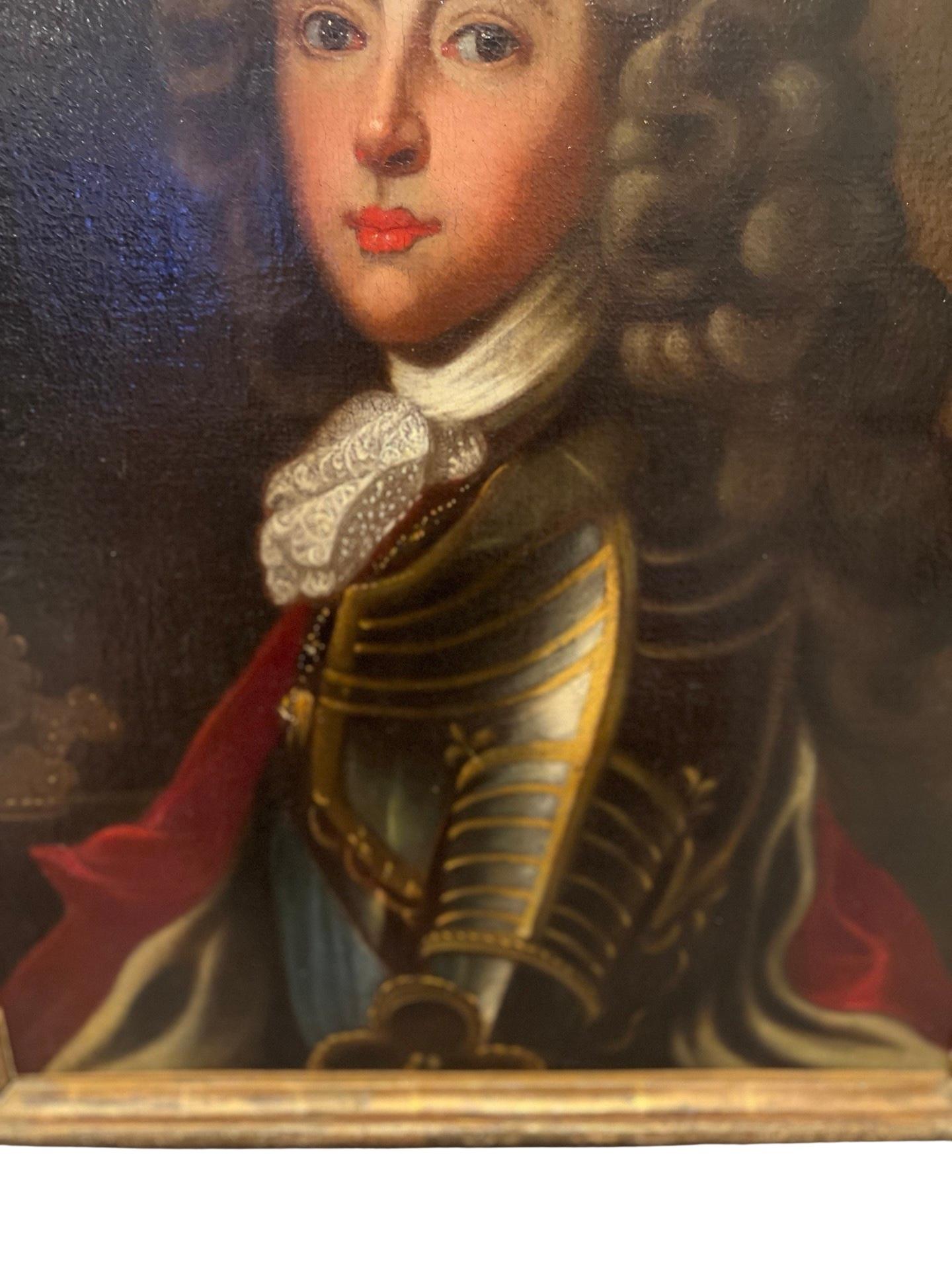 Classical Greek 18th Century, French School Portrait of a Young Philip V, the King of Spain For Sale